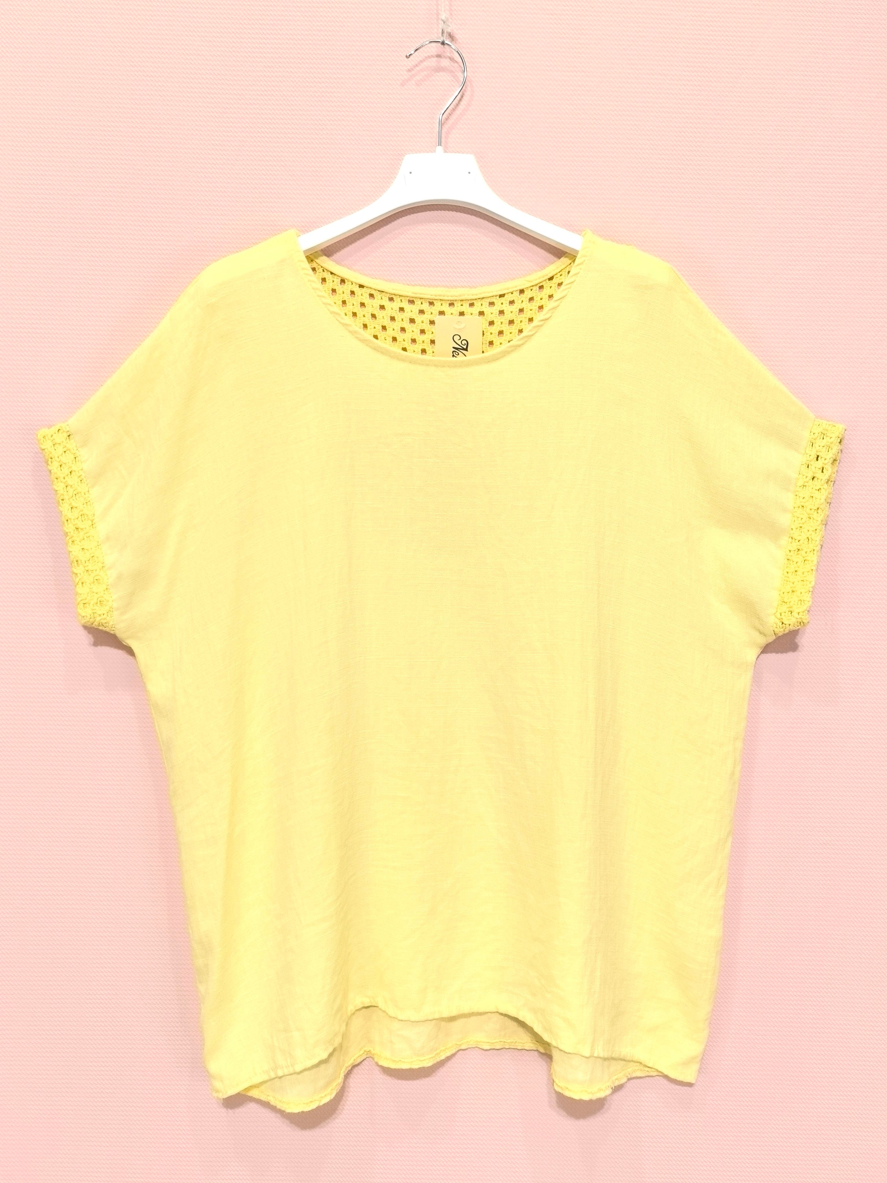 Blouse à finitions crochet (X8)