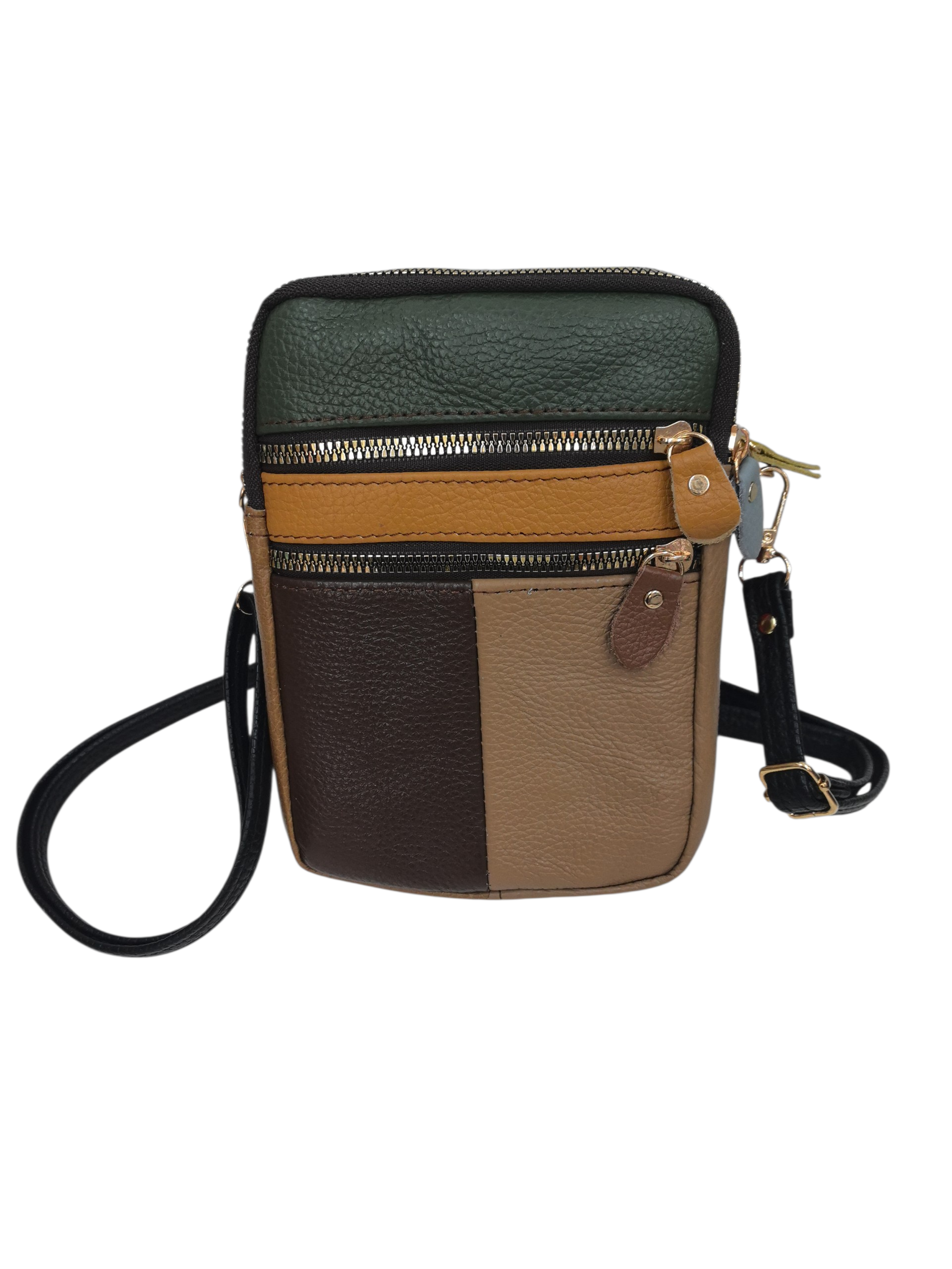 Sac multicouleur- Cuir véritable couleur (X6)