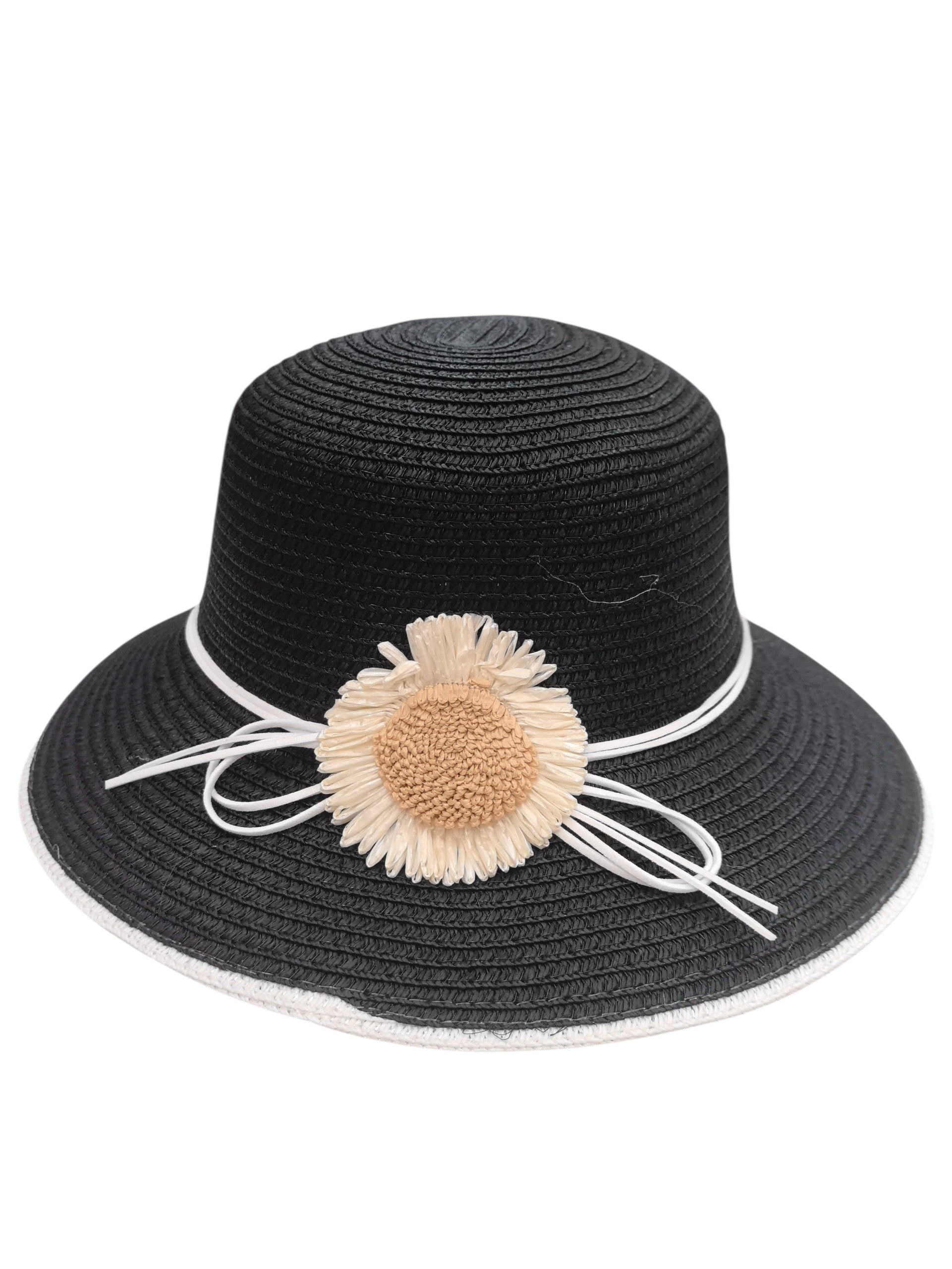 Chapeau de paille femme à tournesol (x12)#22