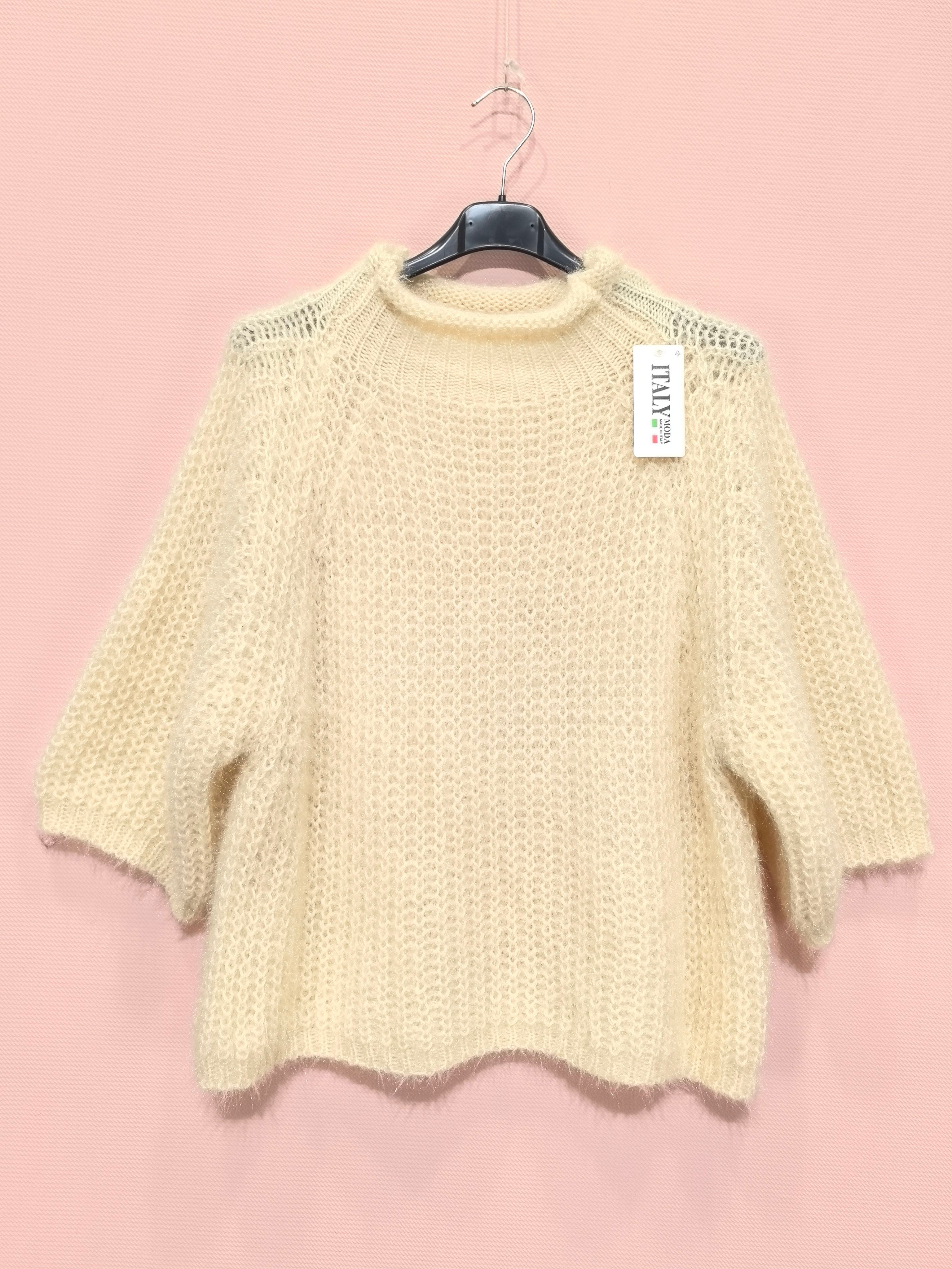 Pull oversize en maille duveteuse (x6)