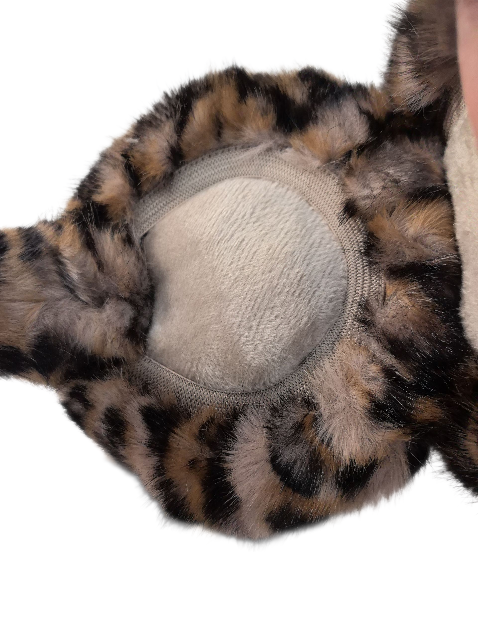 Cache-oreilles fourrure motif Léopard (12)#3