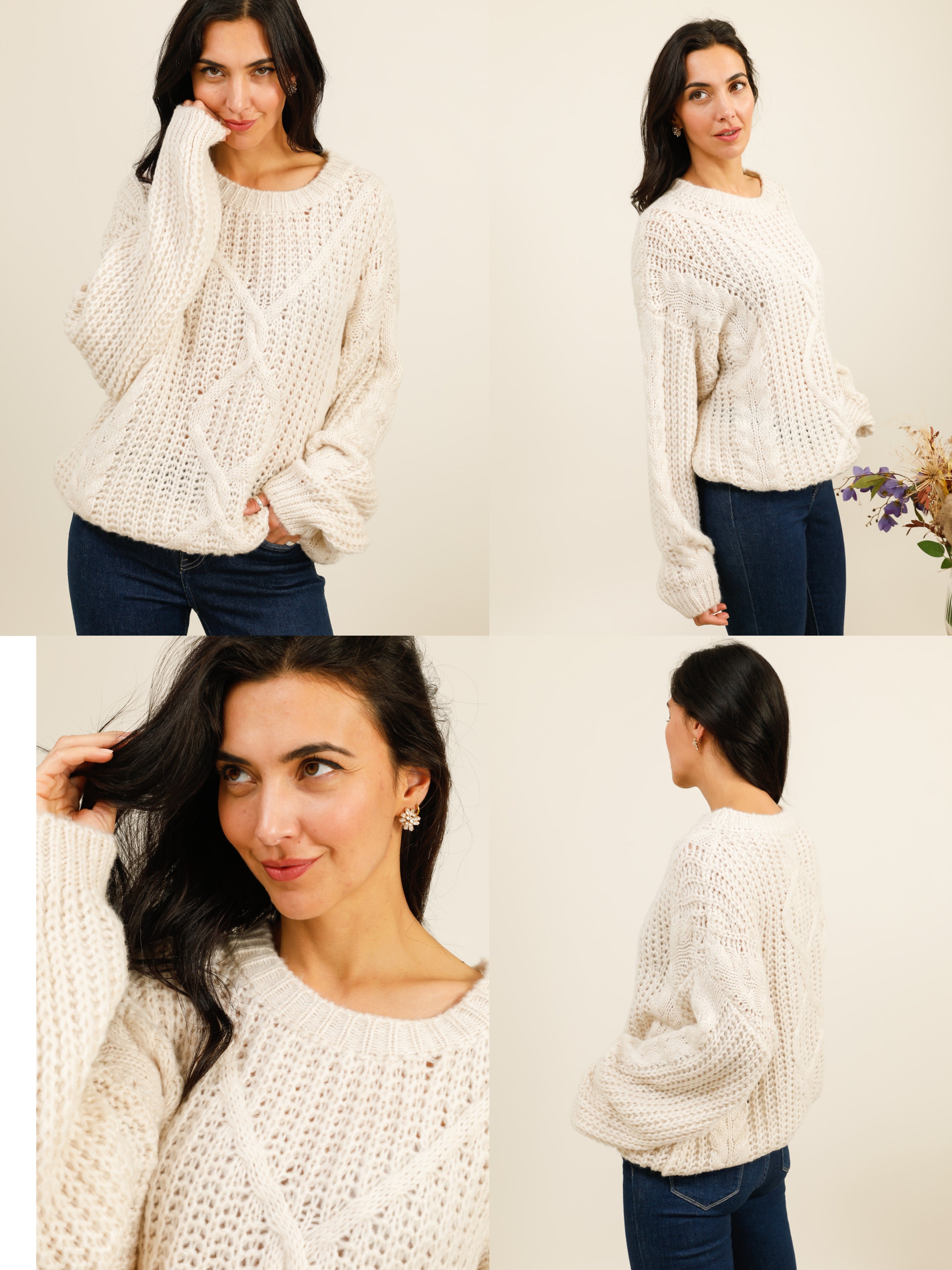 Pull Manches Chauve Souris (x6)