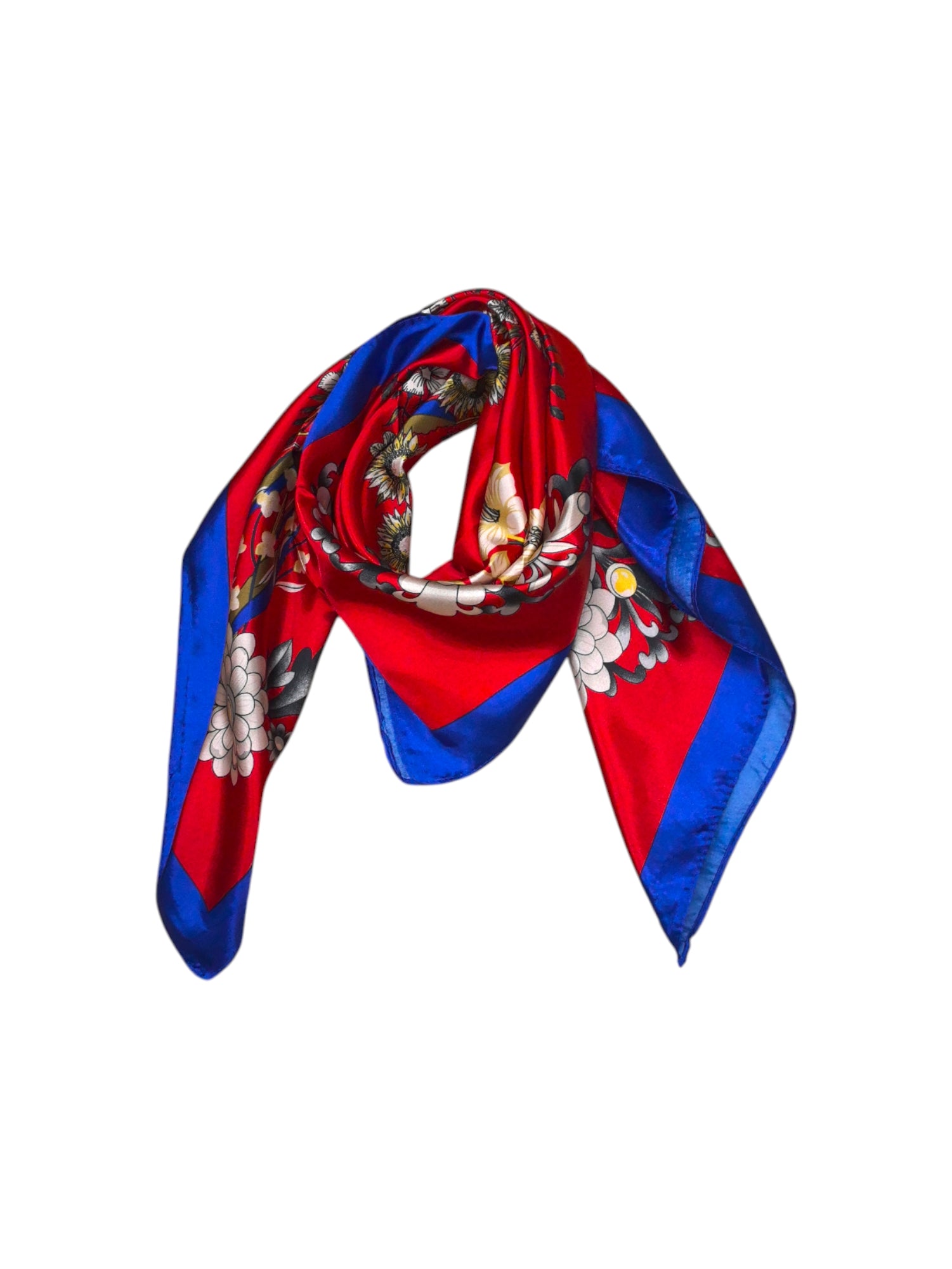 Foulard carré 90cm imprimé fantaisie (x10)#22