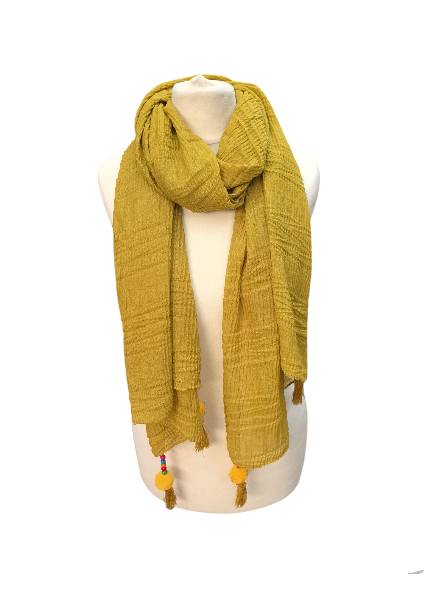 Foulard avec pompon (x12)