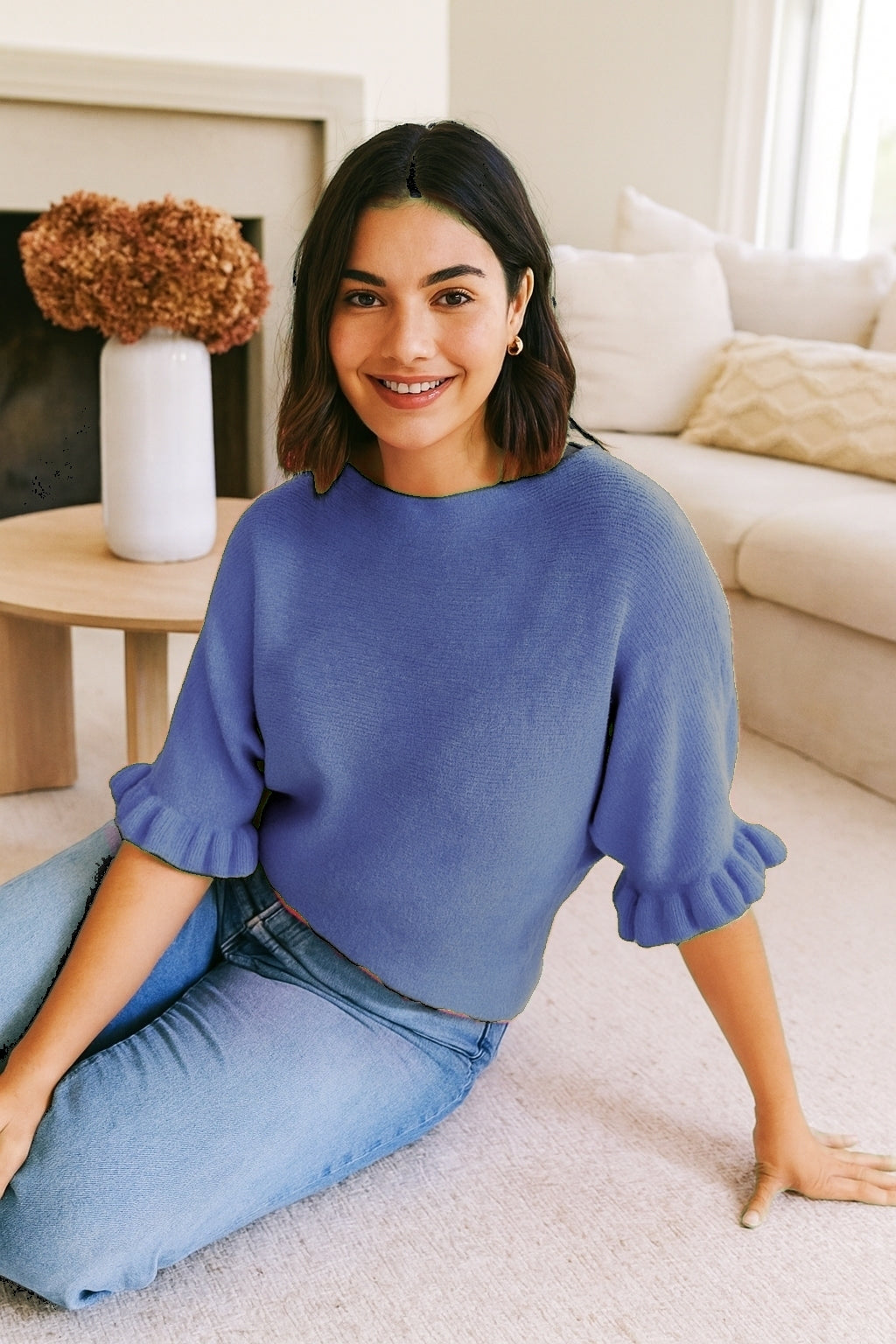 Pull à manches volantées(x8)