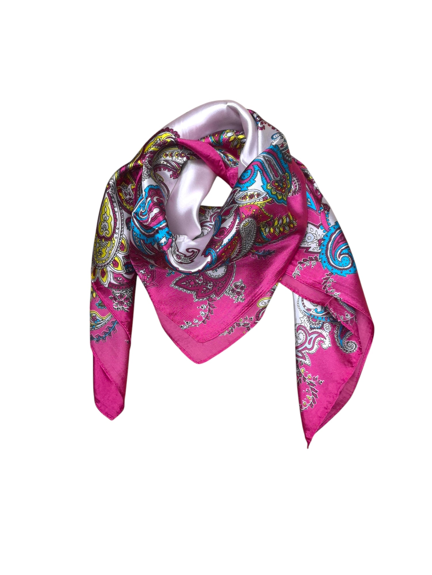 Foulard carré 90cm imprimé fantaisie (x10)#20