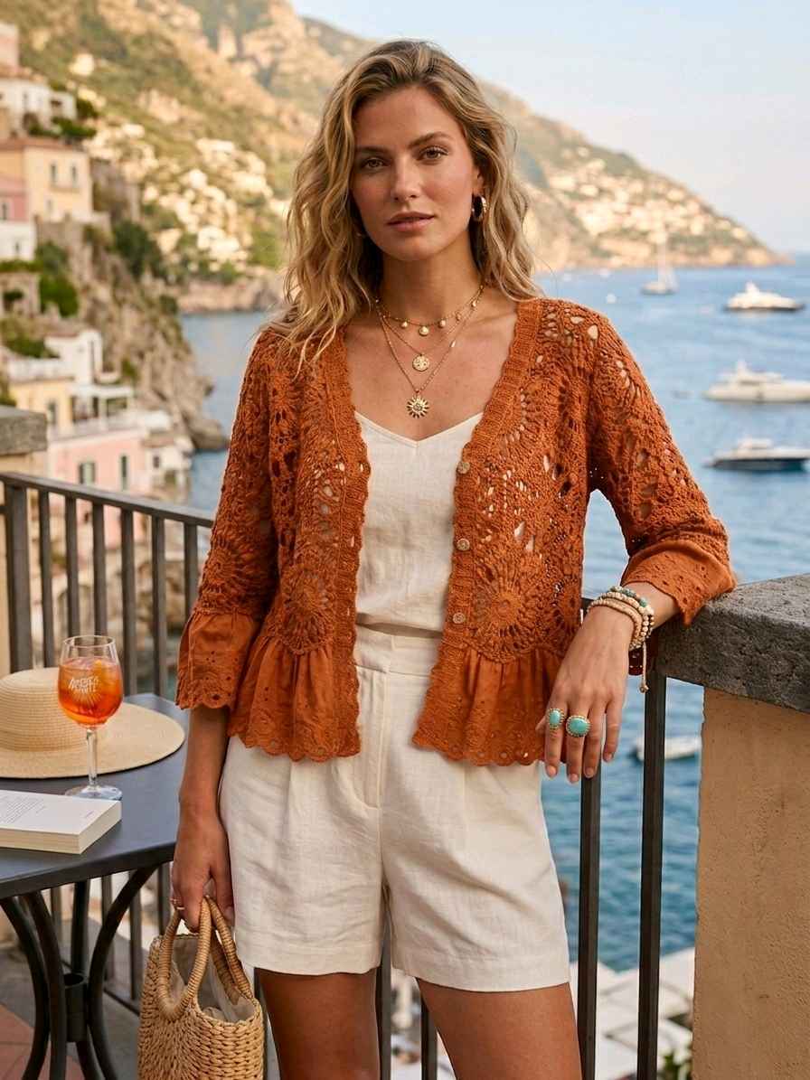 Gilet En Crochet (x8)