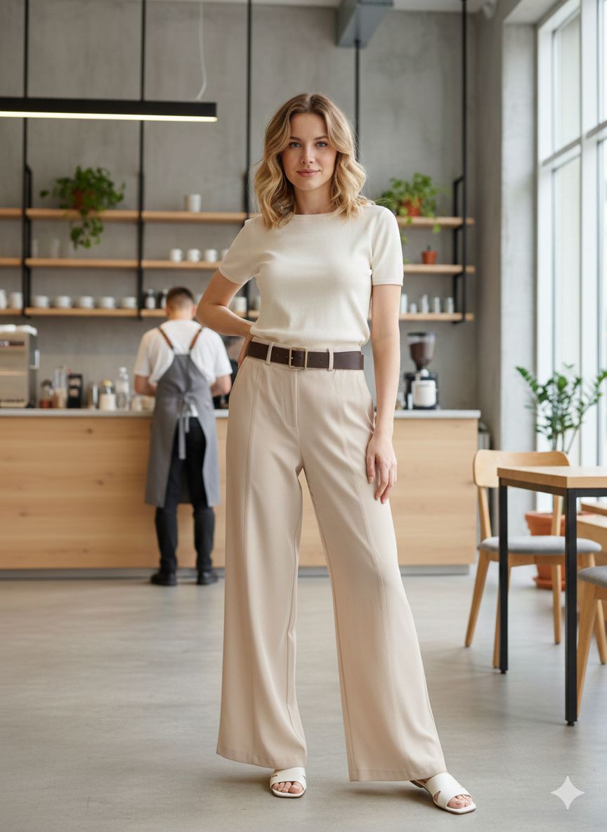 Pantalon Large Fausses poches (x6)