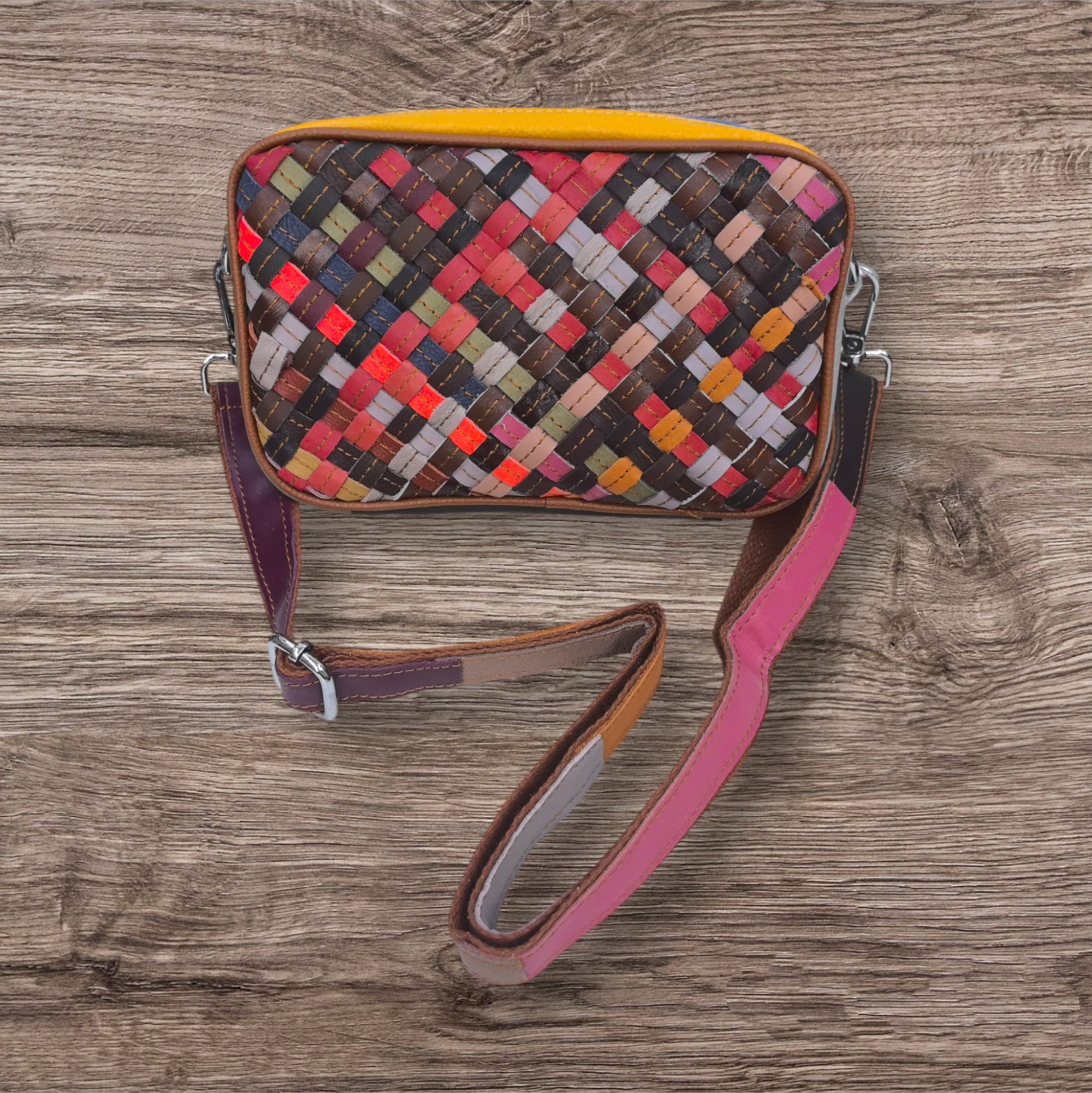 Sac multicouleur en Cuir véritable Pour Femme (X5)