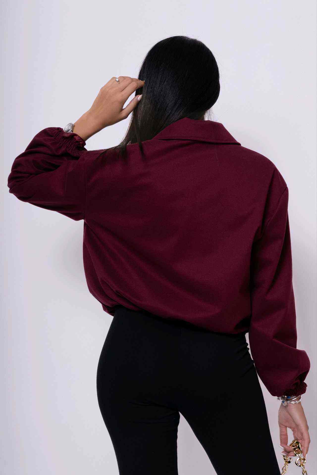 Veste zippée à col chemise (x6)