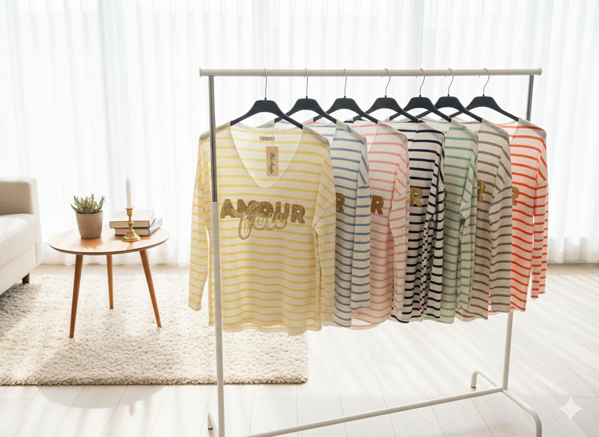 T-shirt À Rayures (x8)