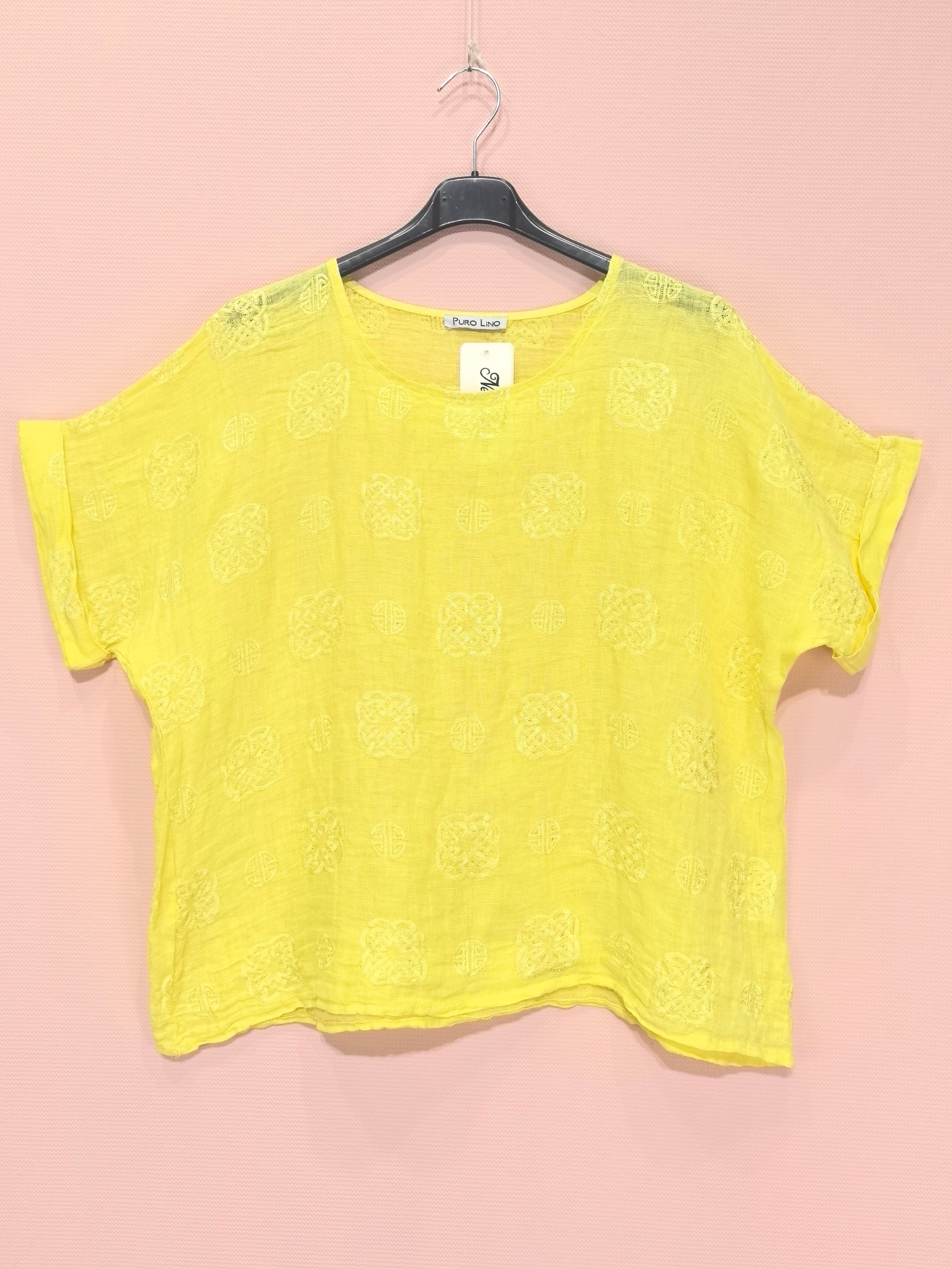 T-shirts Broderie En Lin (x8)