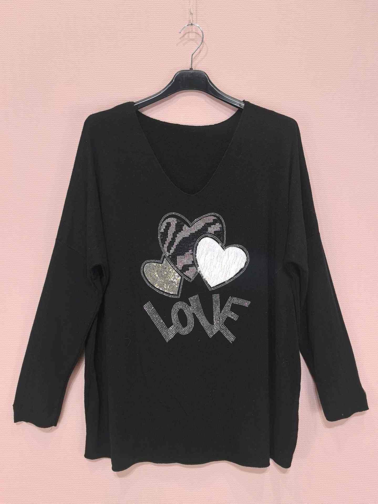 T-shirts Manches Longues Love (x8)