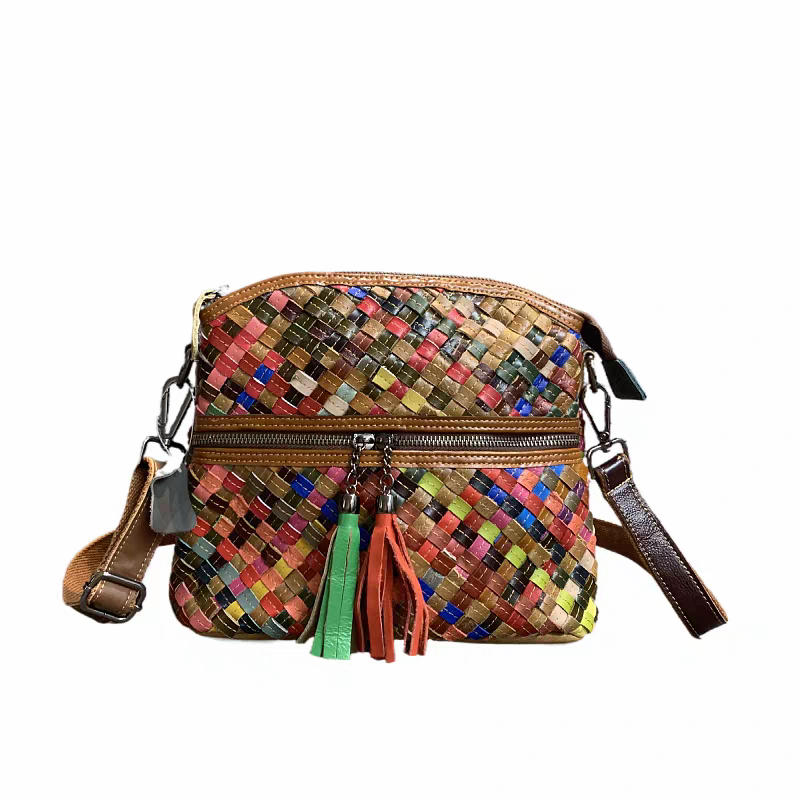 Sac multicouleur en Cuir véritable Pour Femme (X4)
