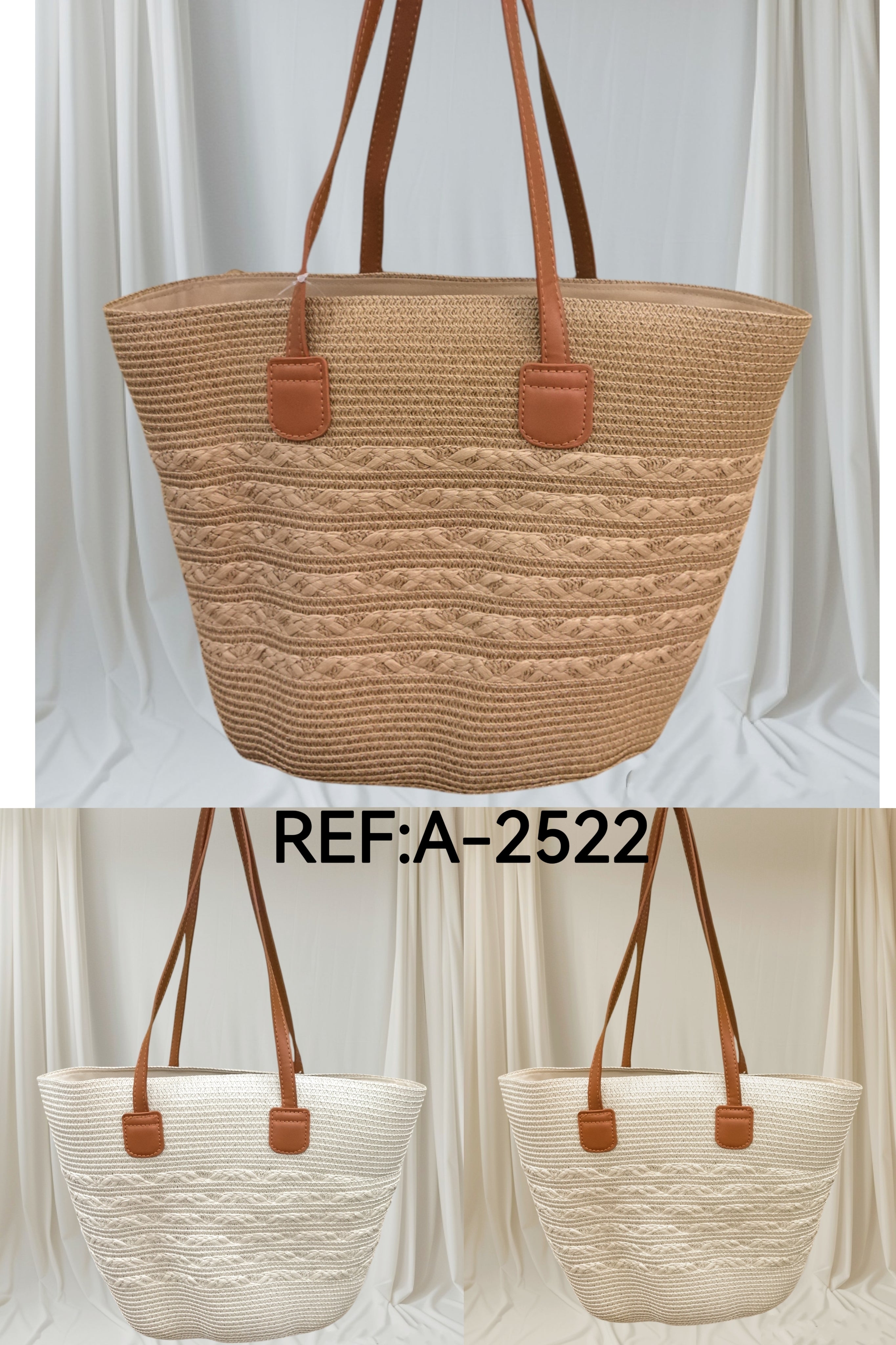 Sac cabas paille (x6)