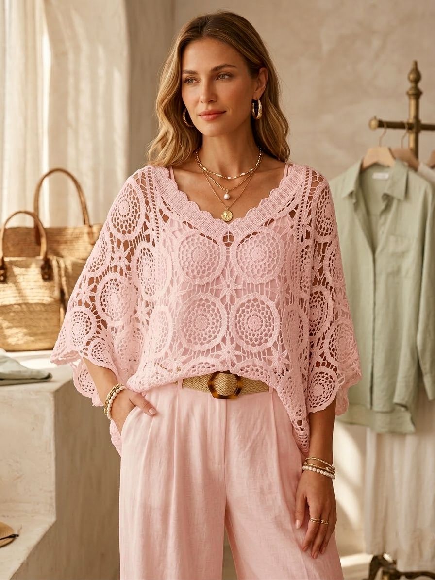 Top Crochet 2 Pièces (x6)