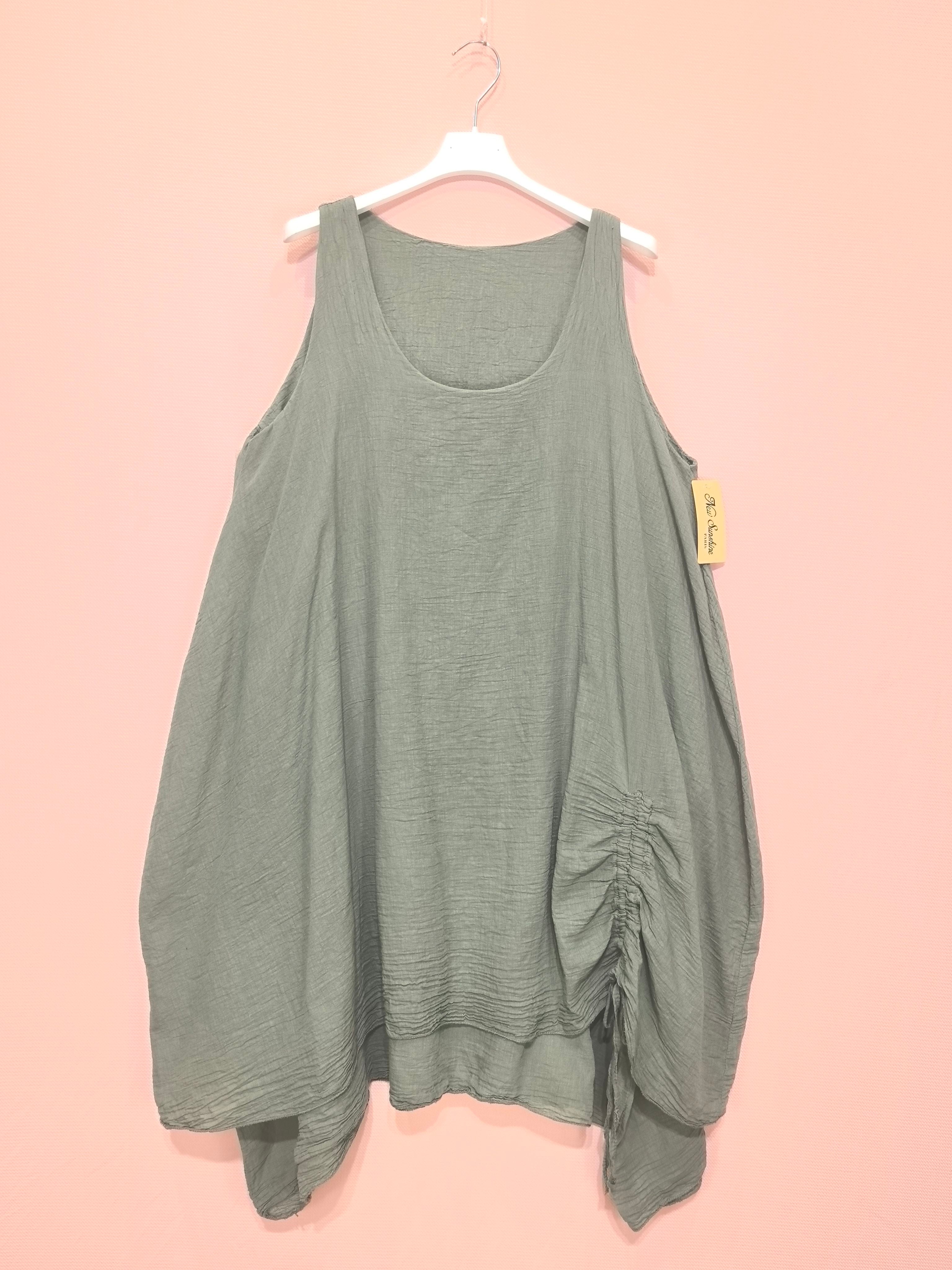 Robe Ample à Fronces Latérales (x6)