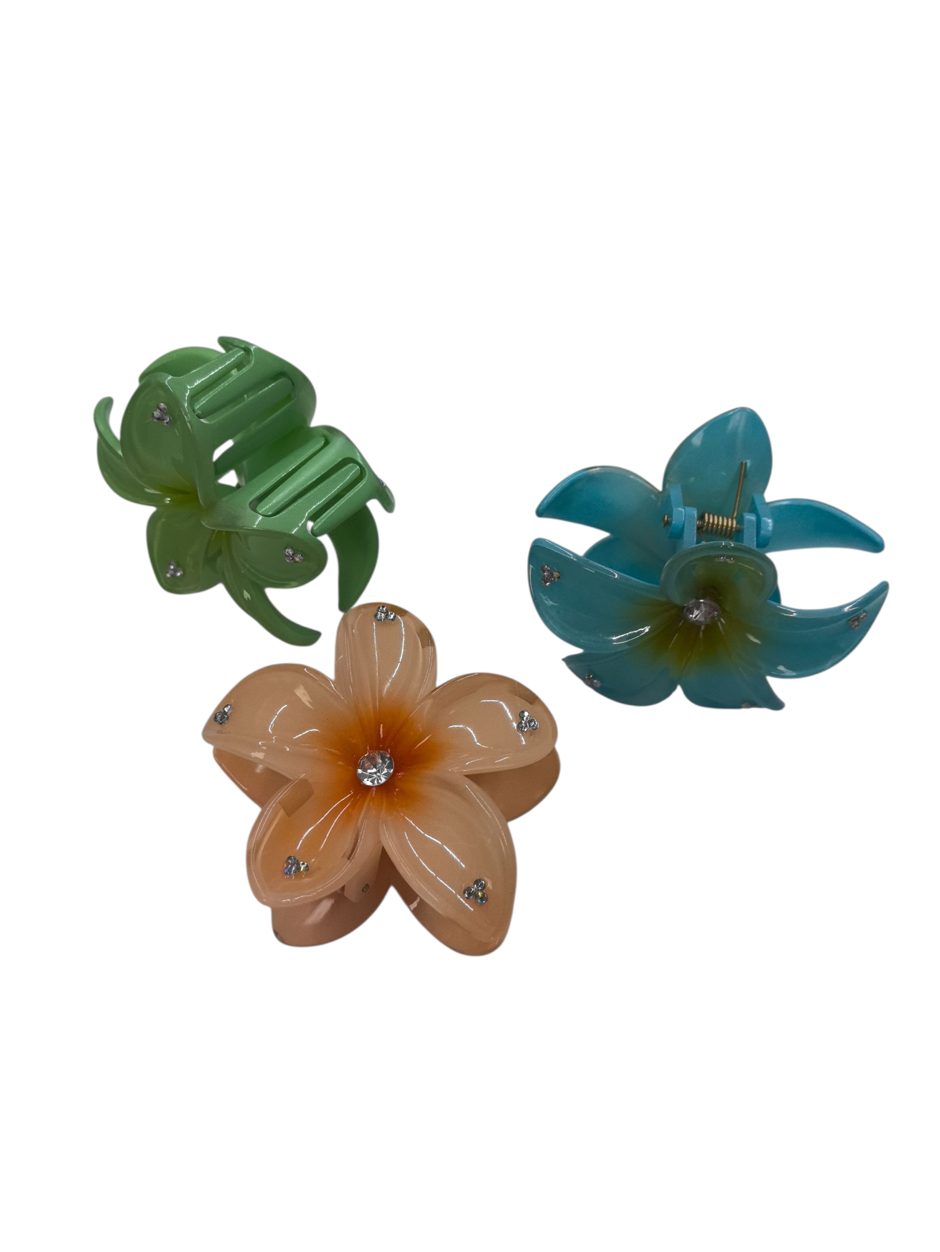 pinces cheveux forme fleur (x12)#10