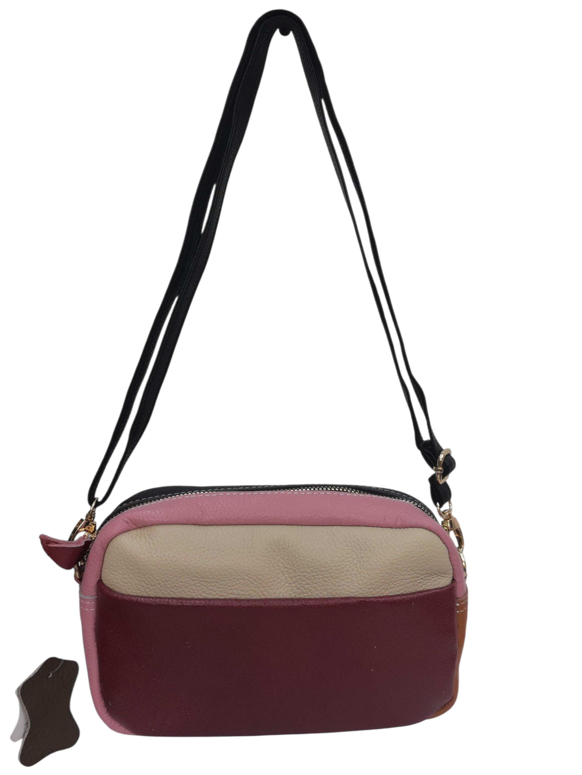 Sac multicouleur- Cuir véritable couleur (X6)