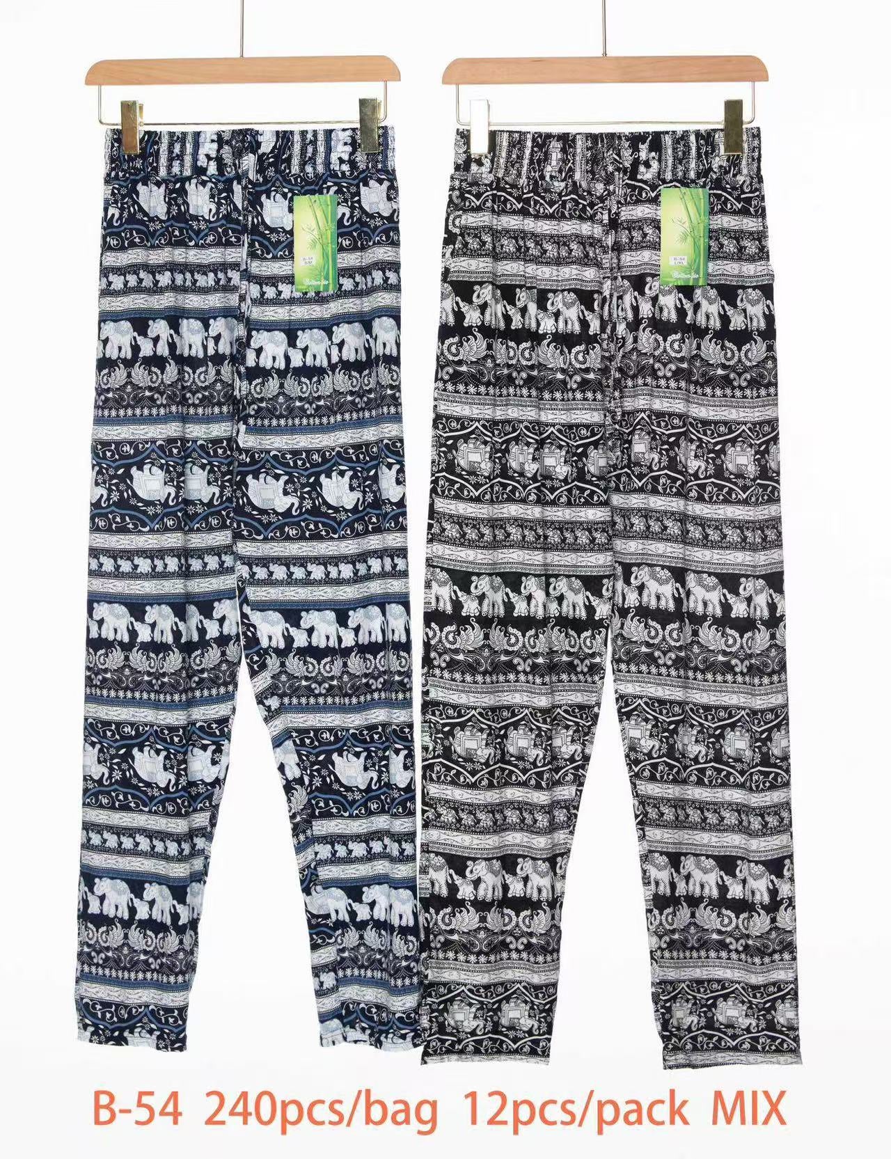 Pantalon Fluide Imprimé (x12)#54