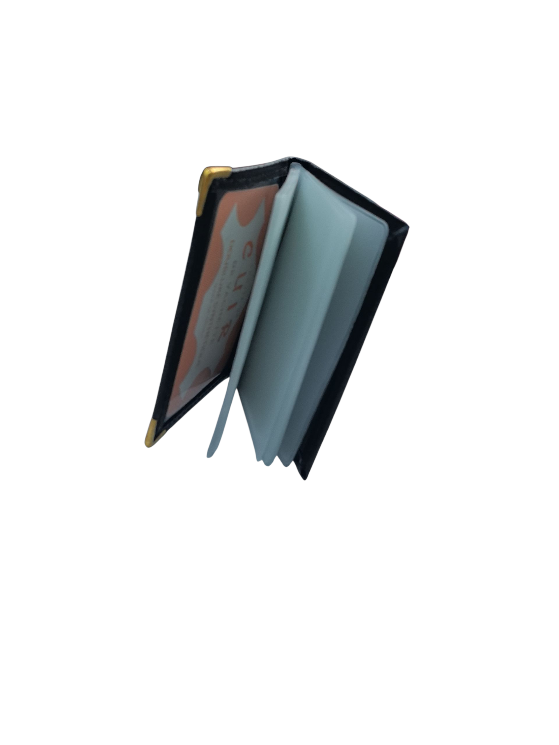 Porte-carte Croûte de cuir de vachette #N-016 (x12)