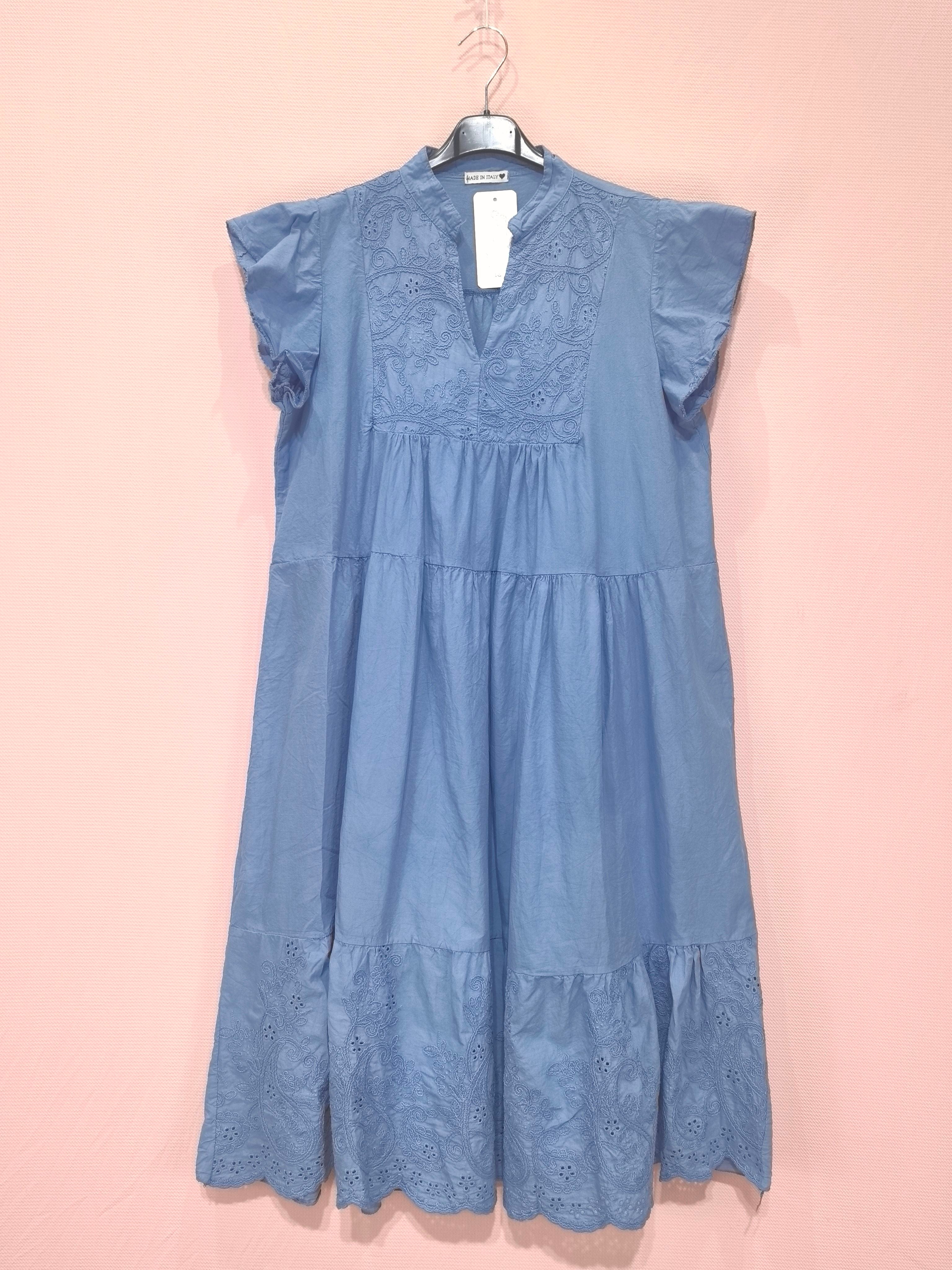 Robe Brodée En Coton (X6)