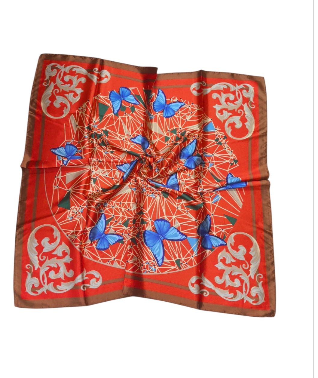 Foulard carré 90cm imprimé fantaisie (x10)#72