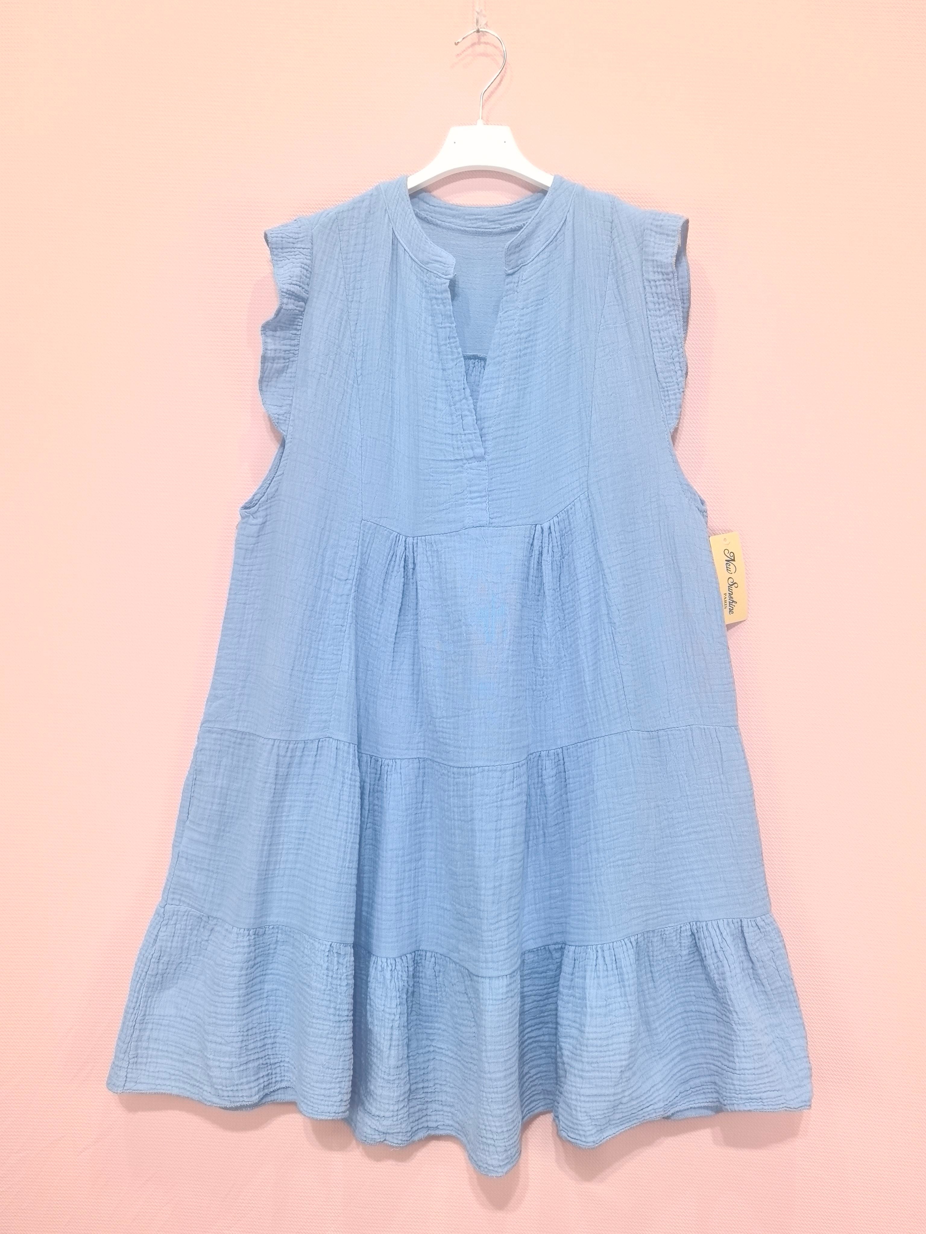 Robe En Gaze De Coton (x8)