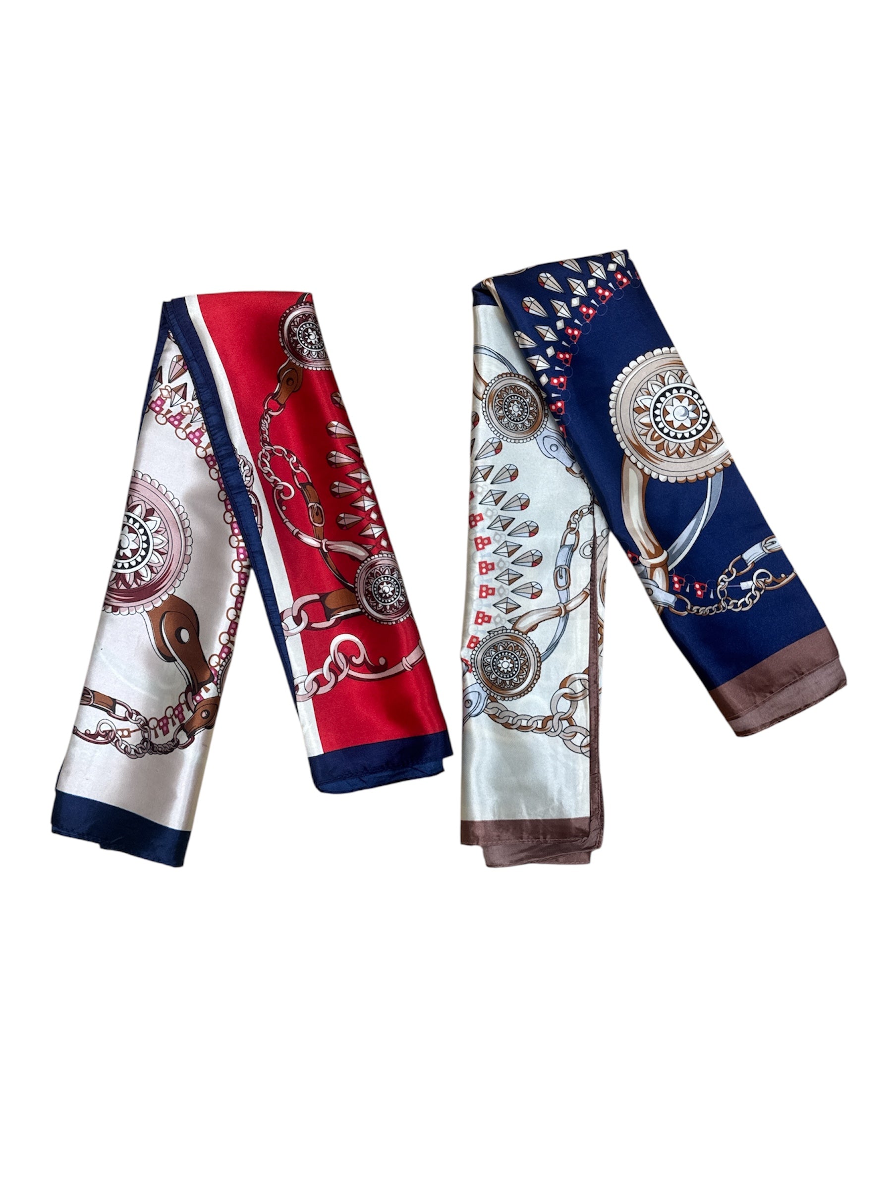 Foulard carré 90cm imprimé fantaisie (x10)#15