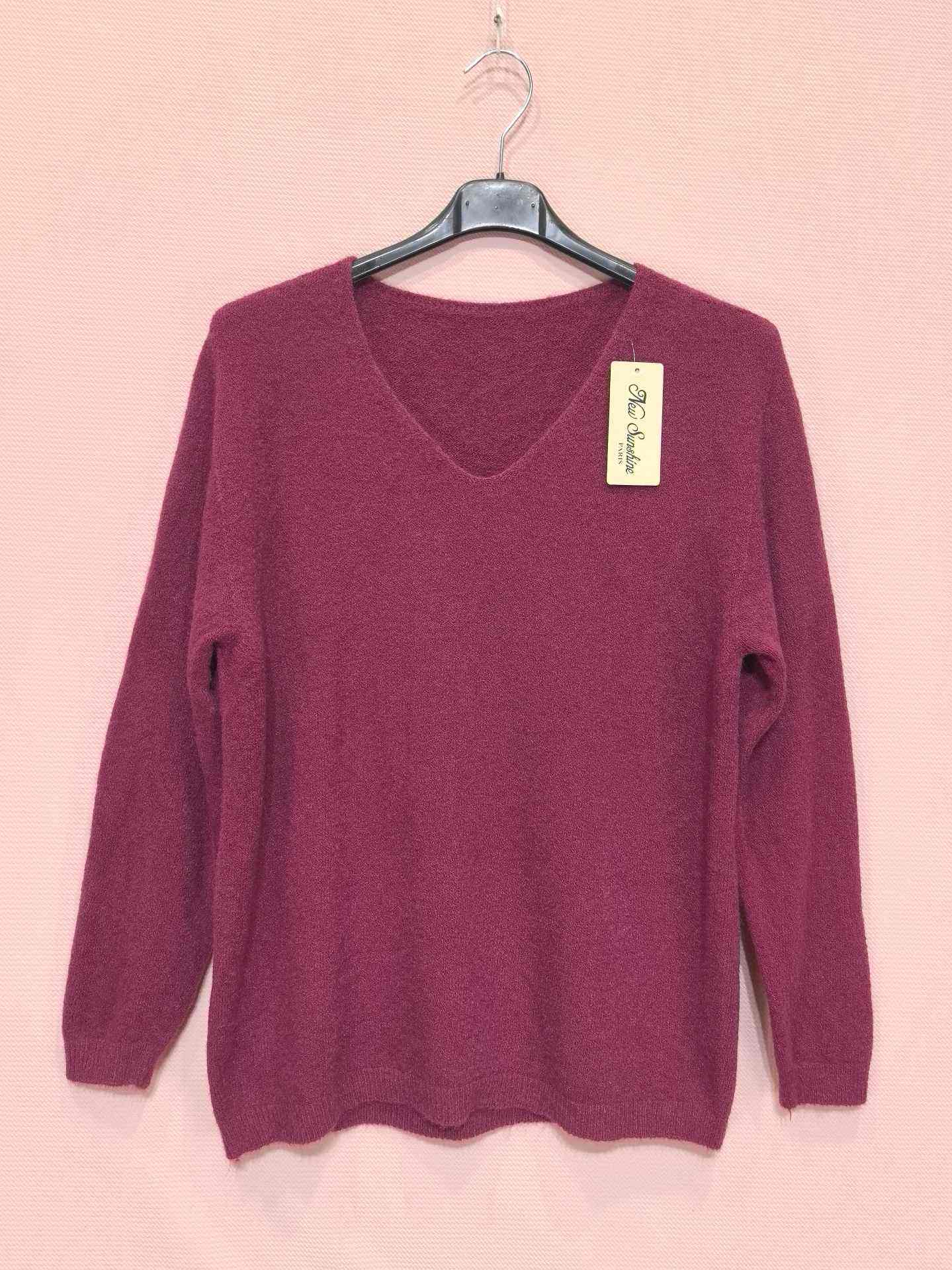 Pull En Maille Doux À Manches Longues (x6)