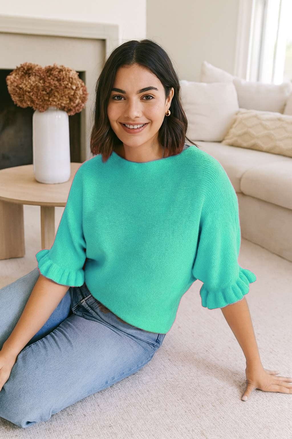 Pull à manches volantées(x8)