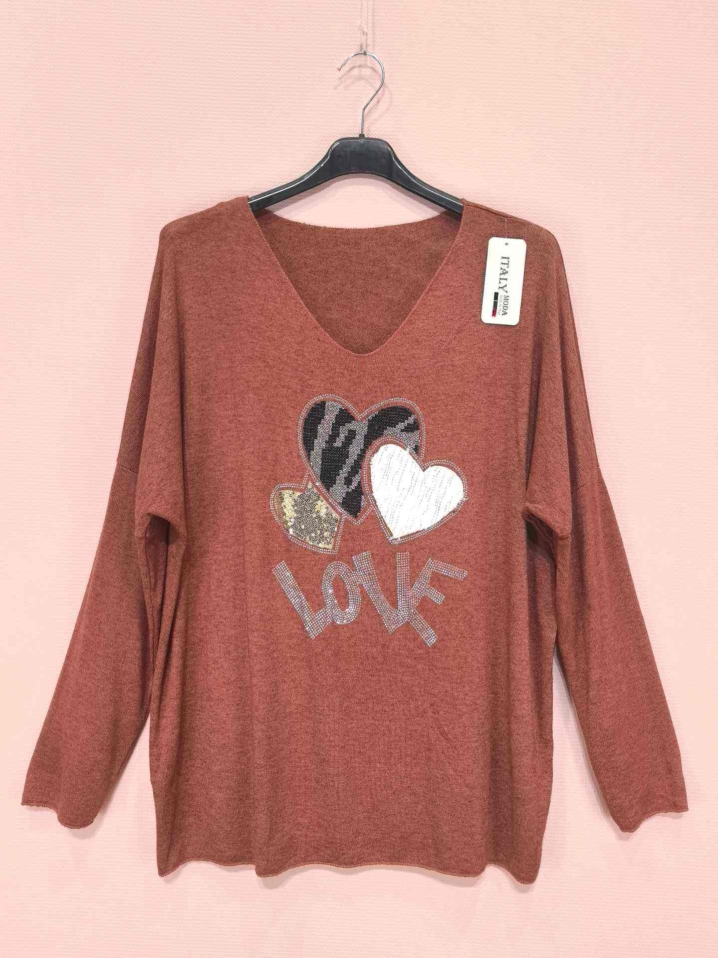 T-shirts Manches Longues Love (x8)