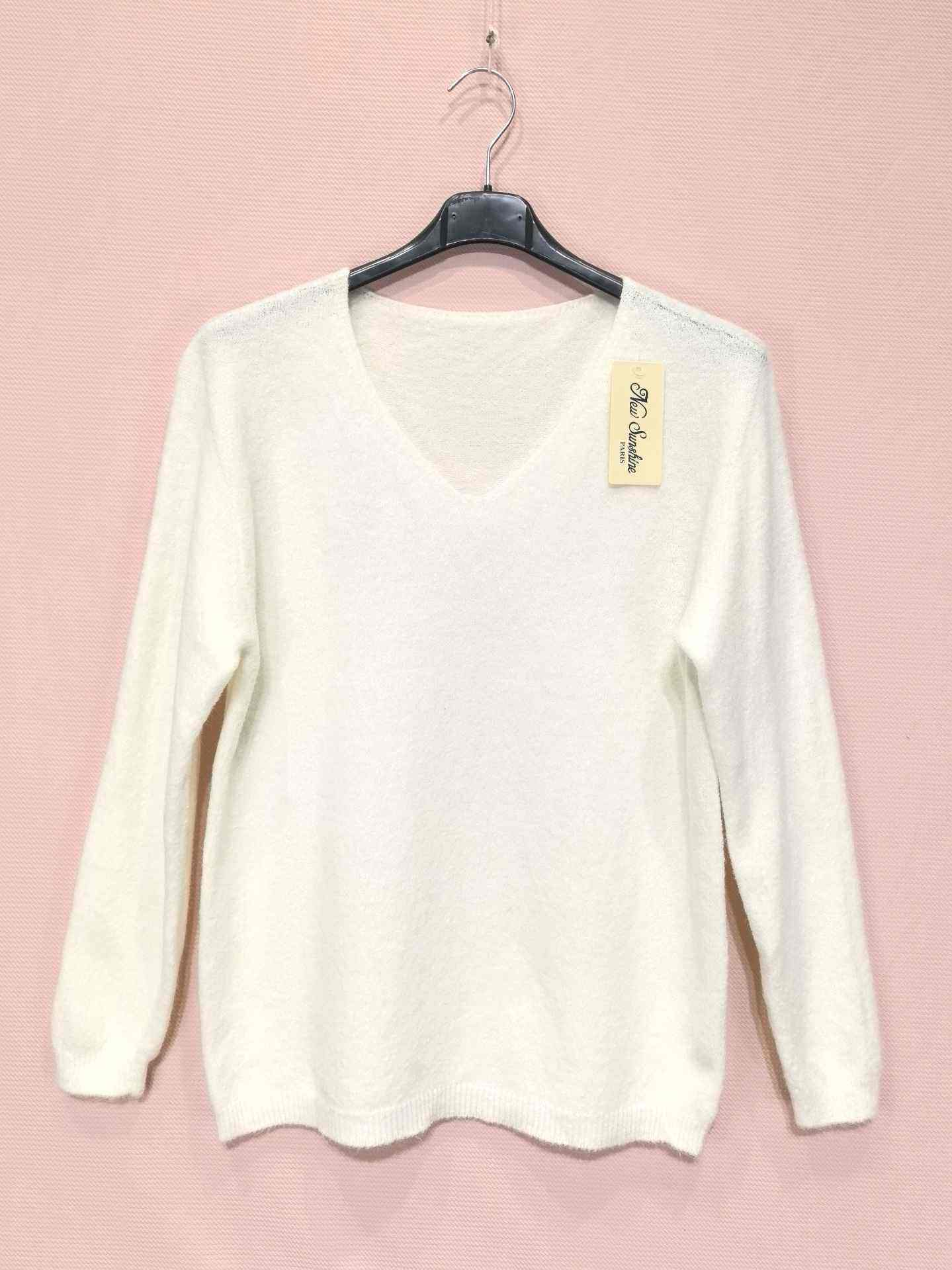 Pull En Maille Doux À Manches Longues (x6)