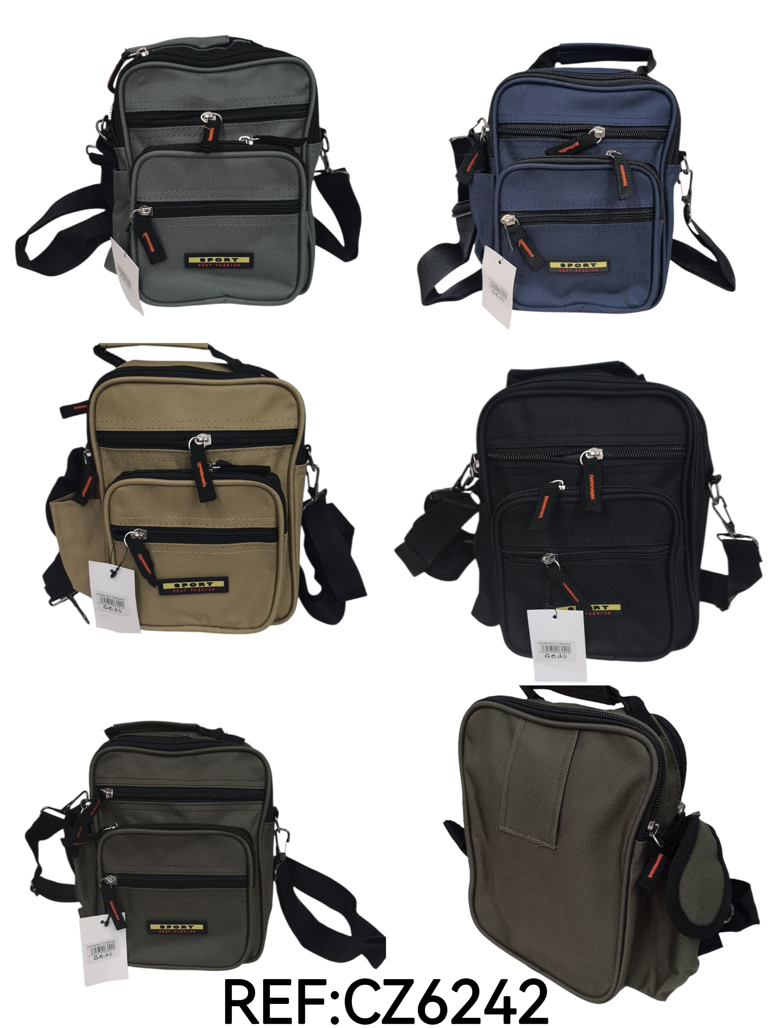 Sacoches bandoulières sport (x6)