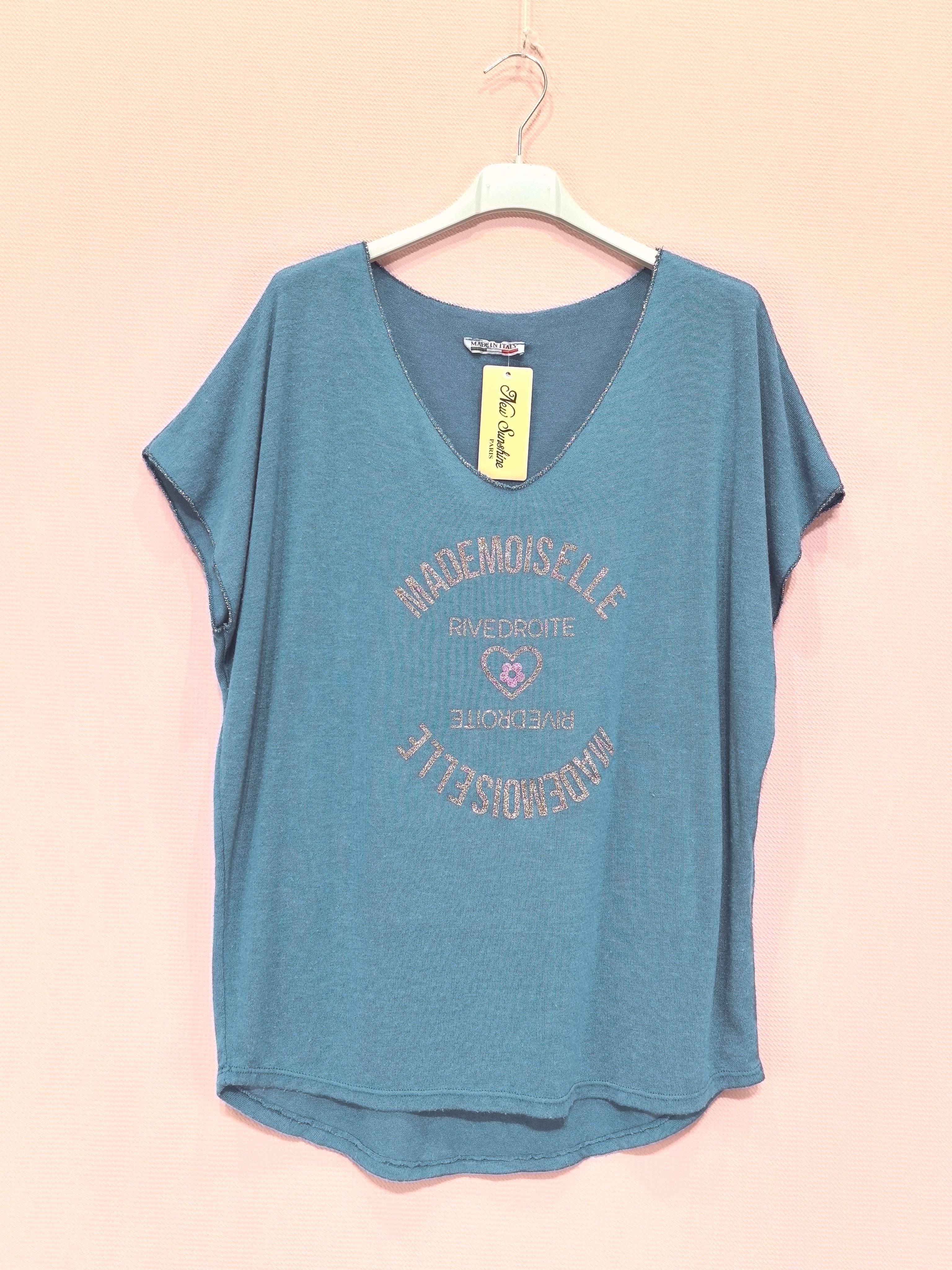 T-shirts Mademoiselle River Droite(x8)