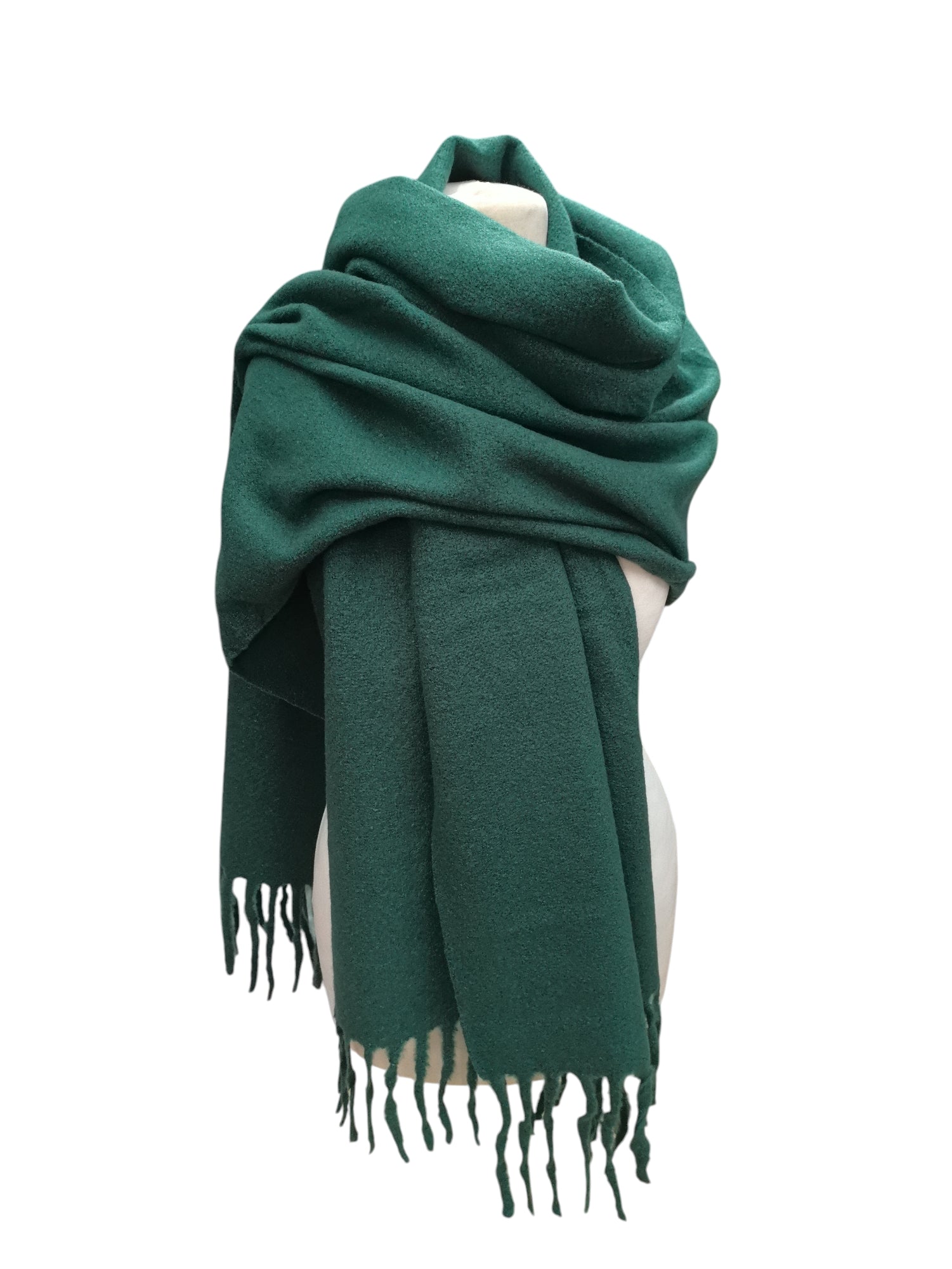 Écharpe châle couleur unie (x12)#36