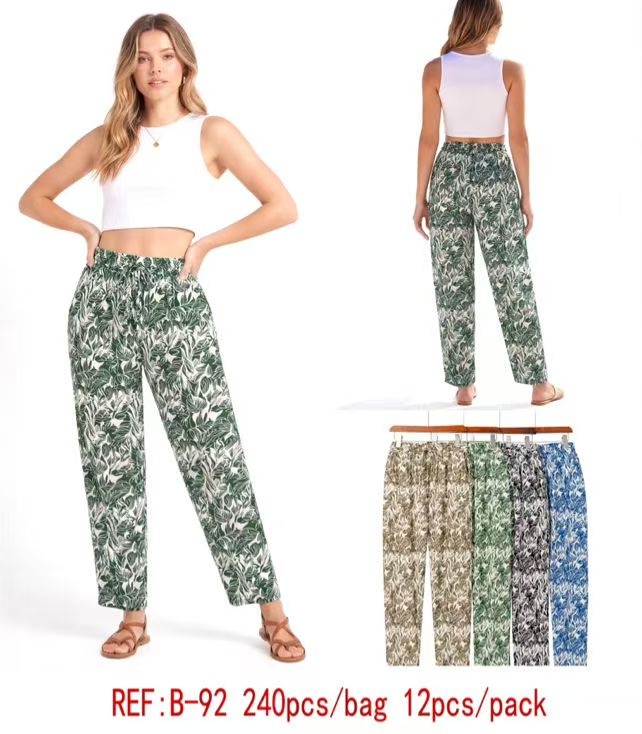 Pantalon Fluide Imprimé (x12)#92
