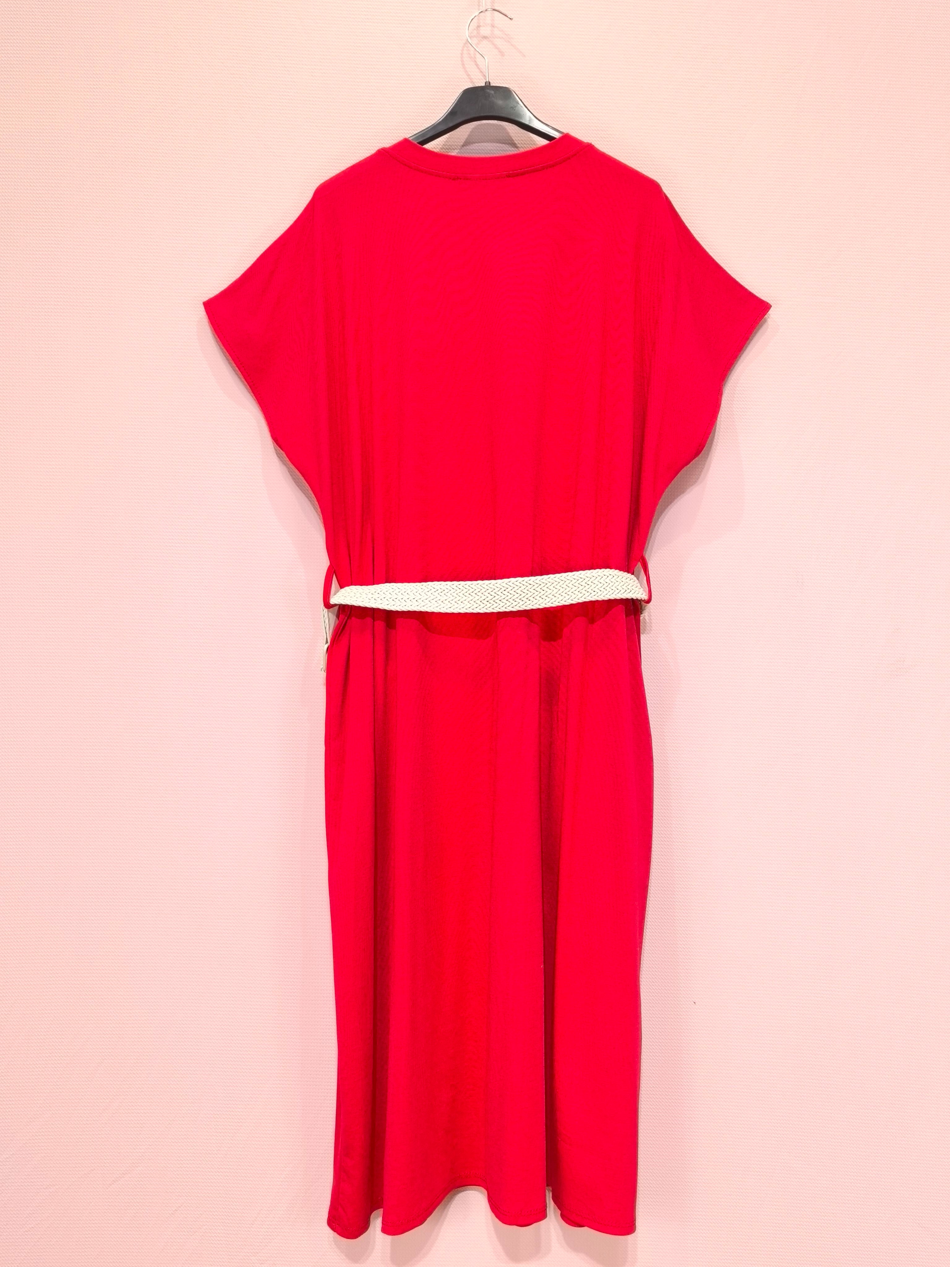 Robe Longue Avec Ceinture (x8)