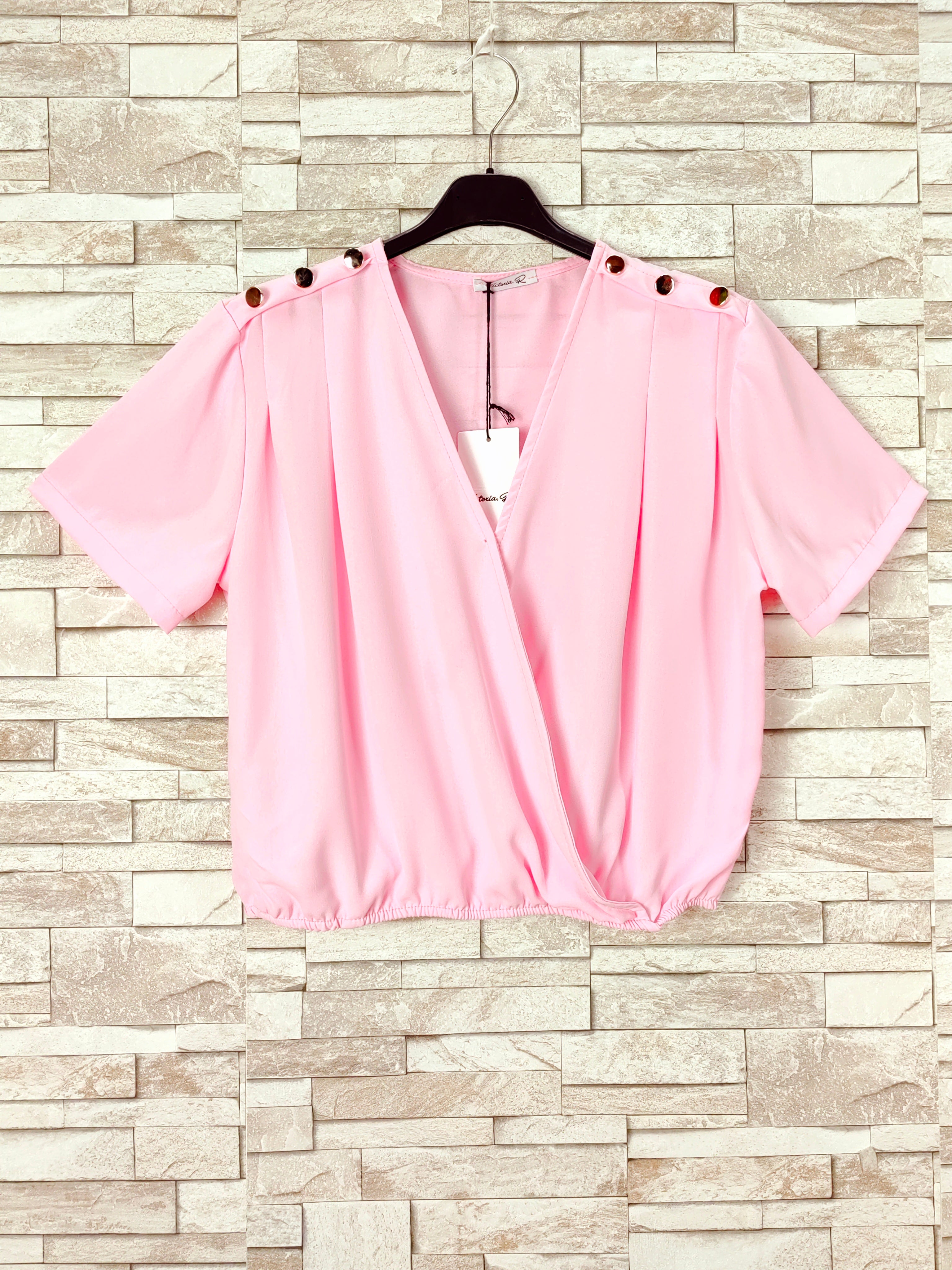 T-shirt crop top tendance (x6)