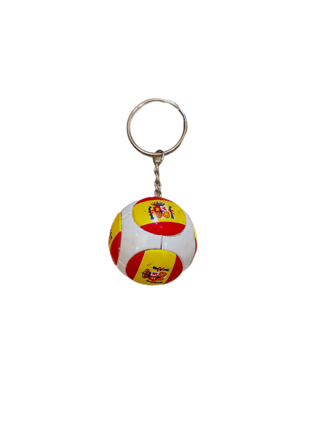 LOT DE 12 - Porte-clé foot drapeau Espagne 0,80€/unité | Grossiste-pro