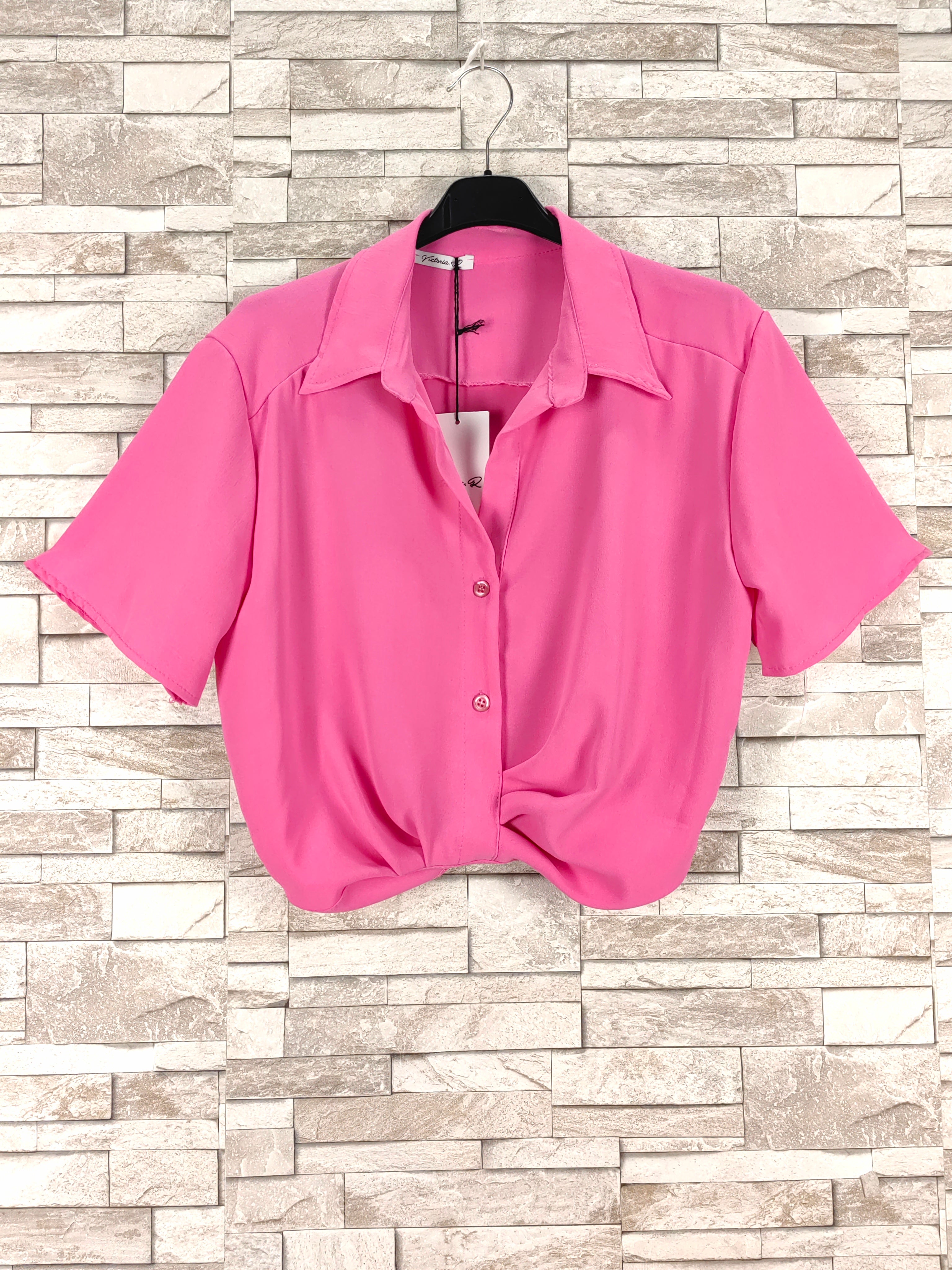 Chemise crop top tendance (x6)