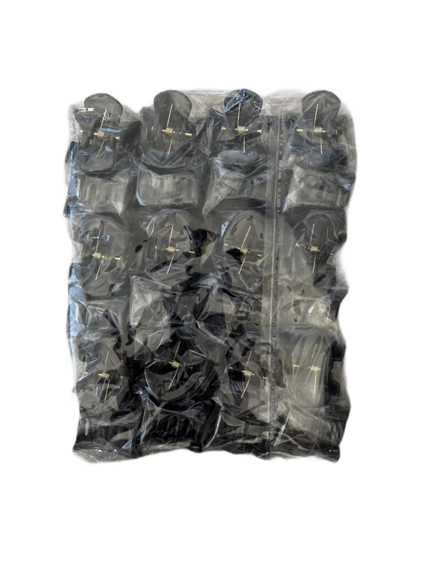 LOT DE 24 - petites Pinces noirs cheveux 0,17€/unité | Grossiste-pro
