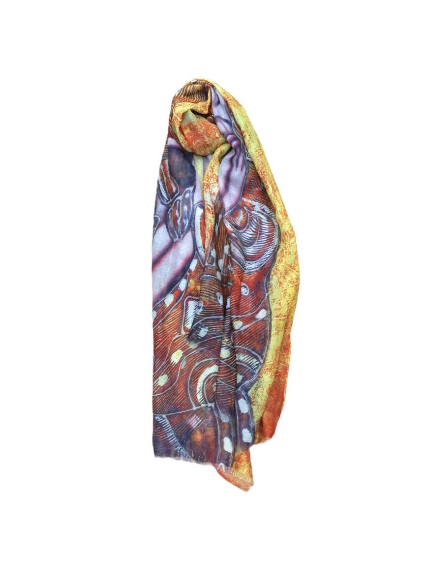 Foulard étole tableau femme (x3) 3,50€/unité | Grossiste-pro