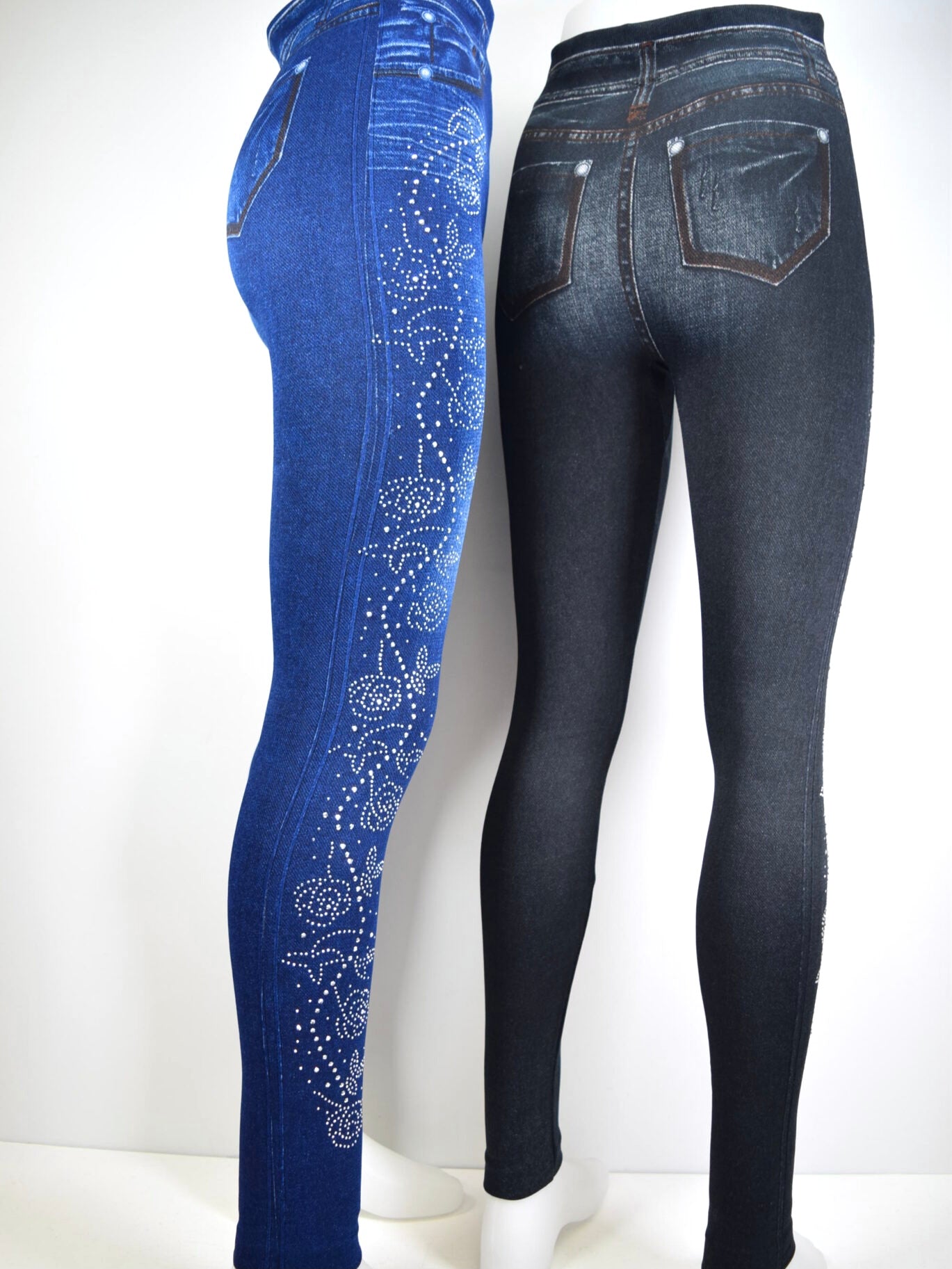 Legging jean strass #CZL029 (x12)