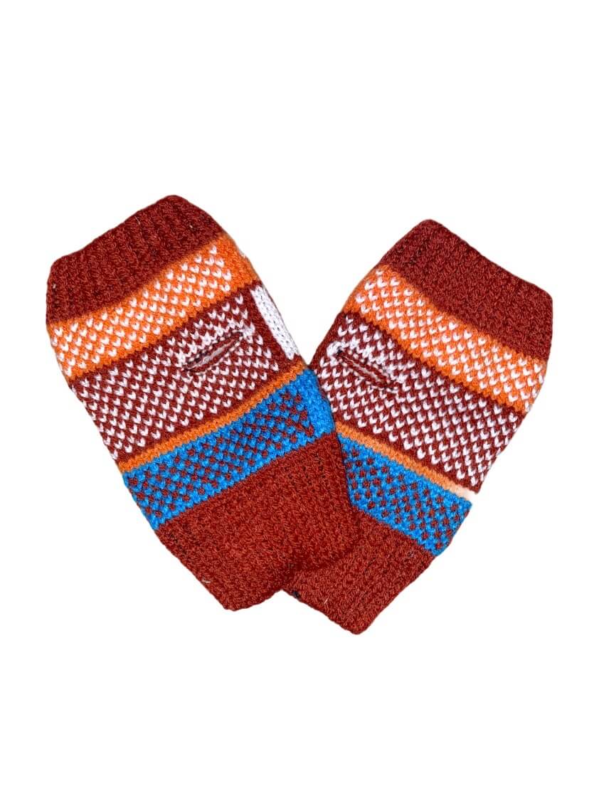 Gants mitaines fourrées enfant LOVE (x12)