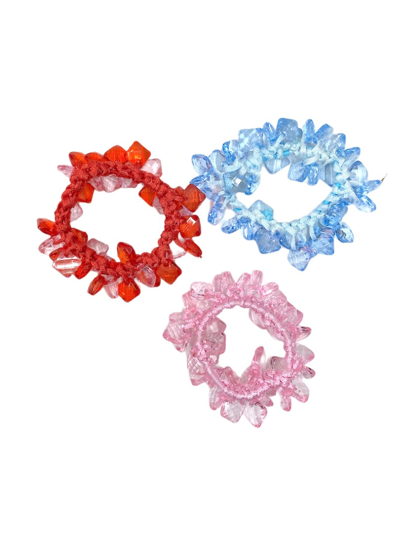 Chouchou élastique cube (x12)