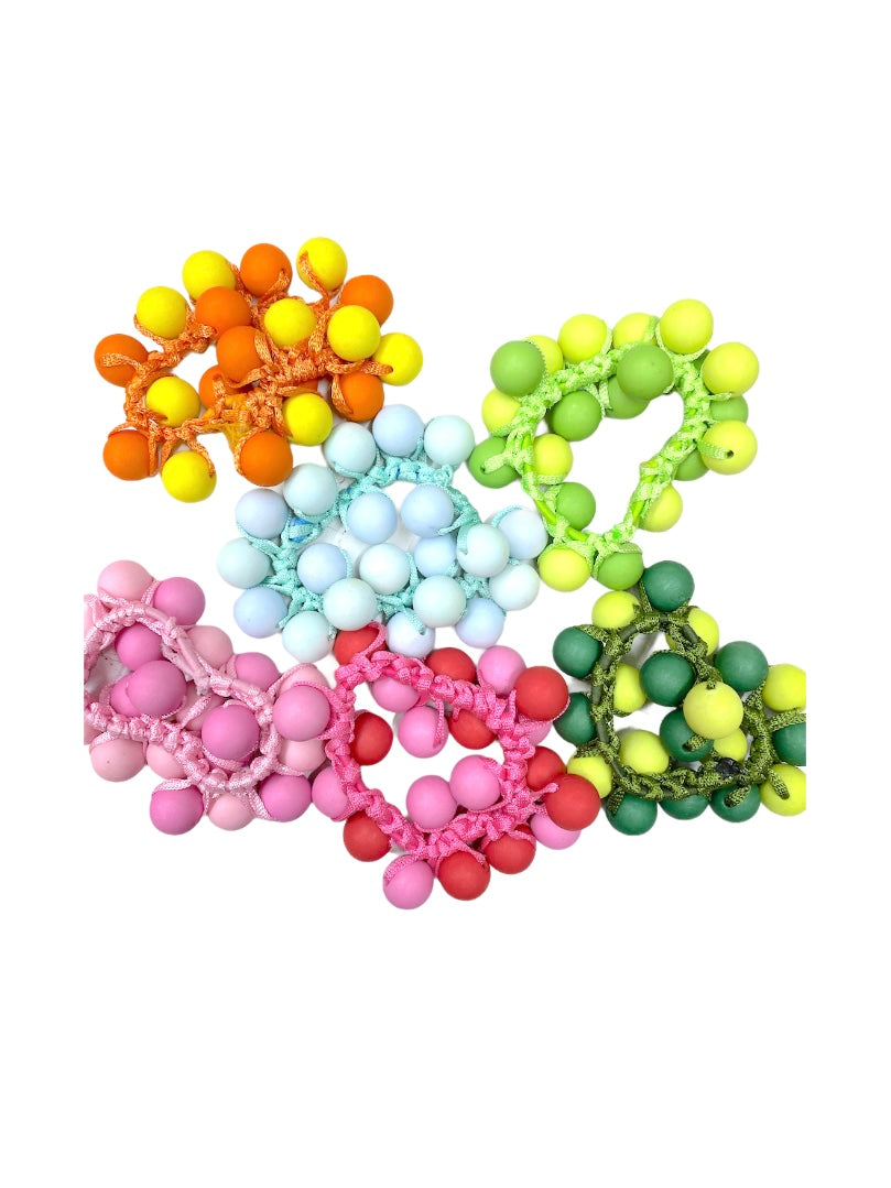 Chouchou élastique boule (x12)