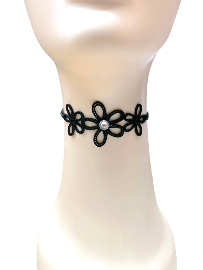 Collier tour de cou fleur (x12)