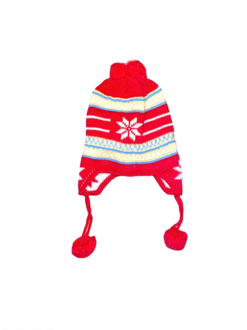 Bonnet cagoule enfant flocon (x12)