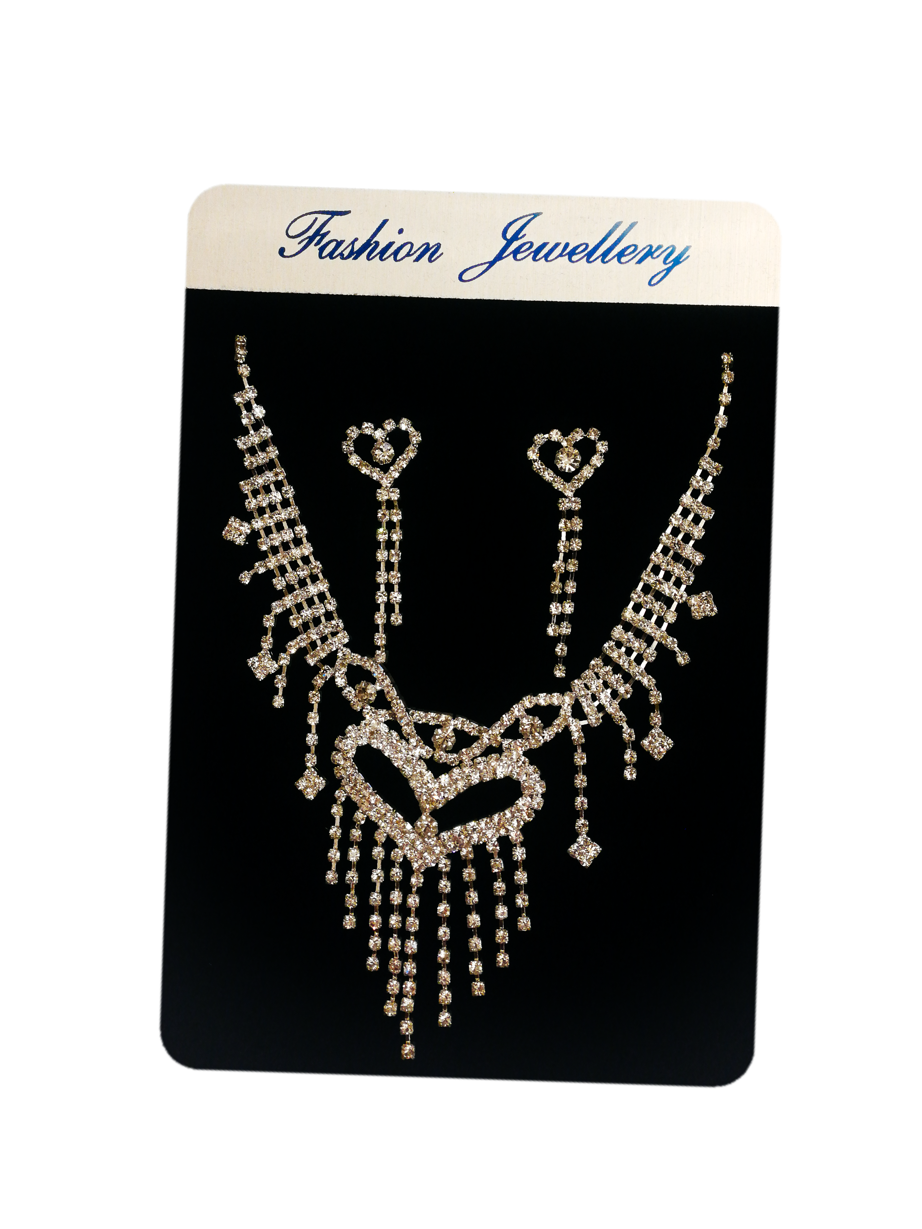 MARIAGE - Parure Charlotte (Collier + Boucles d'oreilles) | Grossiste-pro